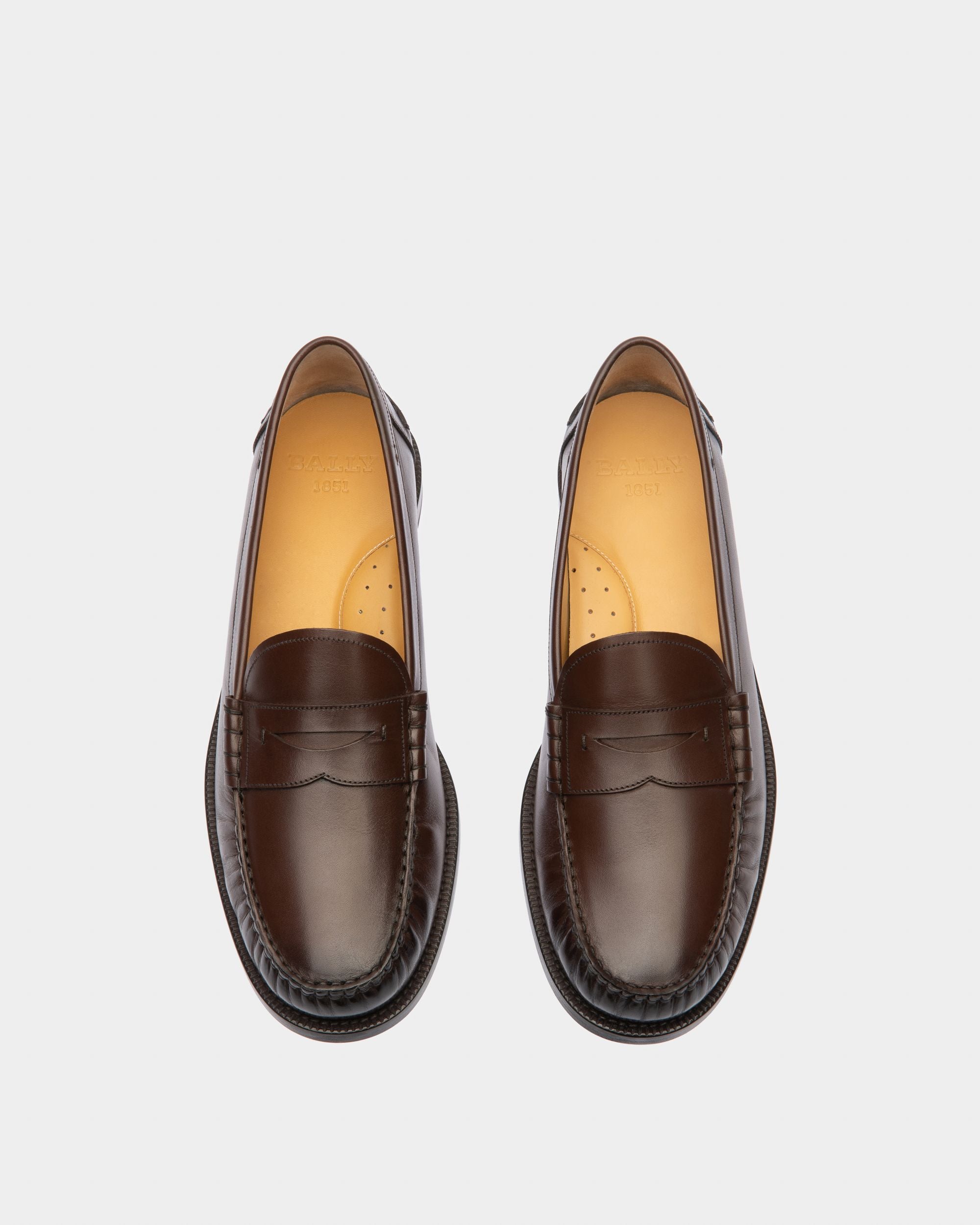 Coelo Mokassin Aus Braunem Leder - Herren - Bally - 02