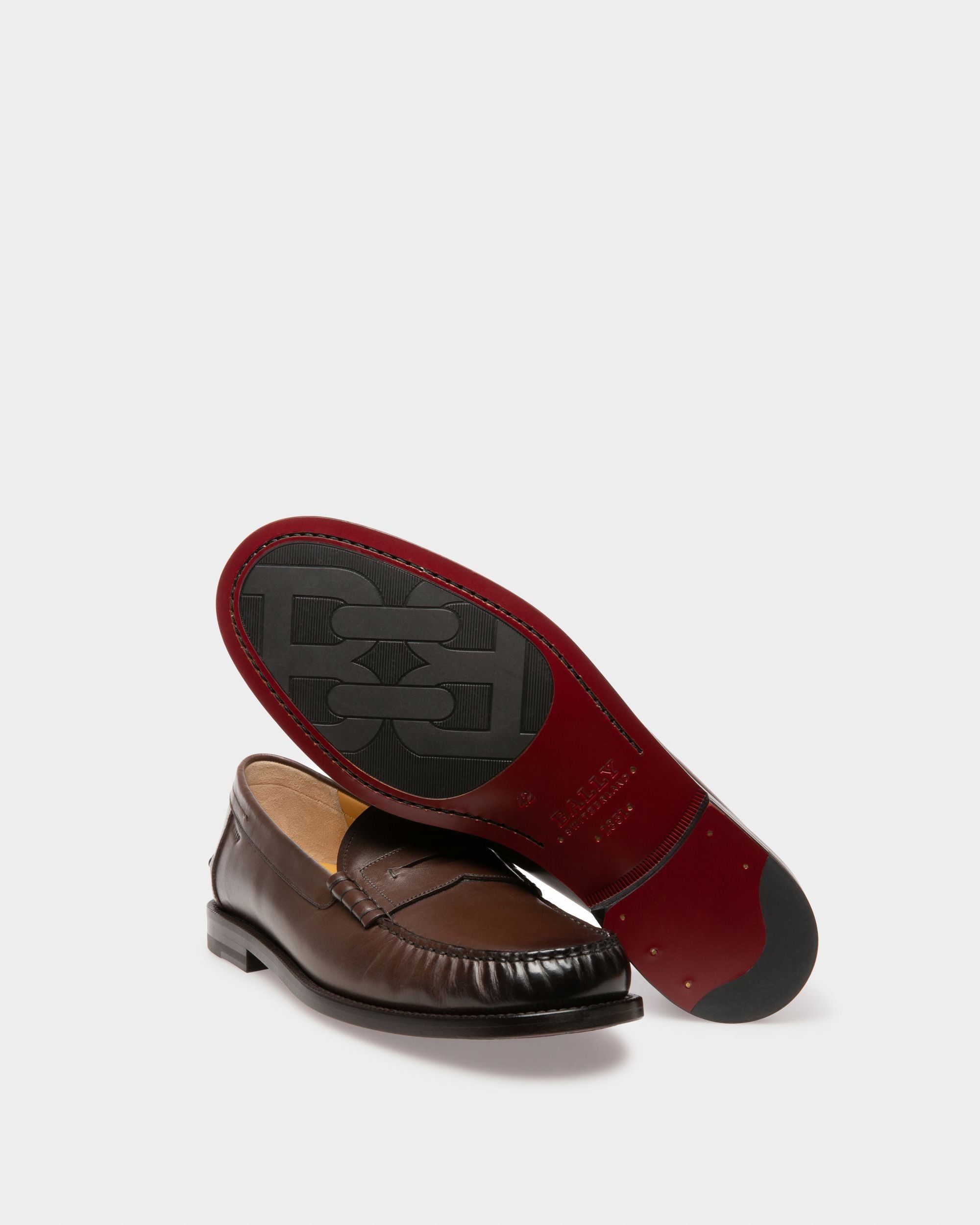 Coelo Mokassin Aus Braunem Leder - Herren - Bally - 04