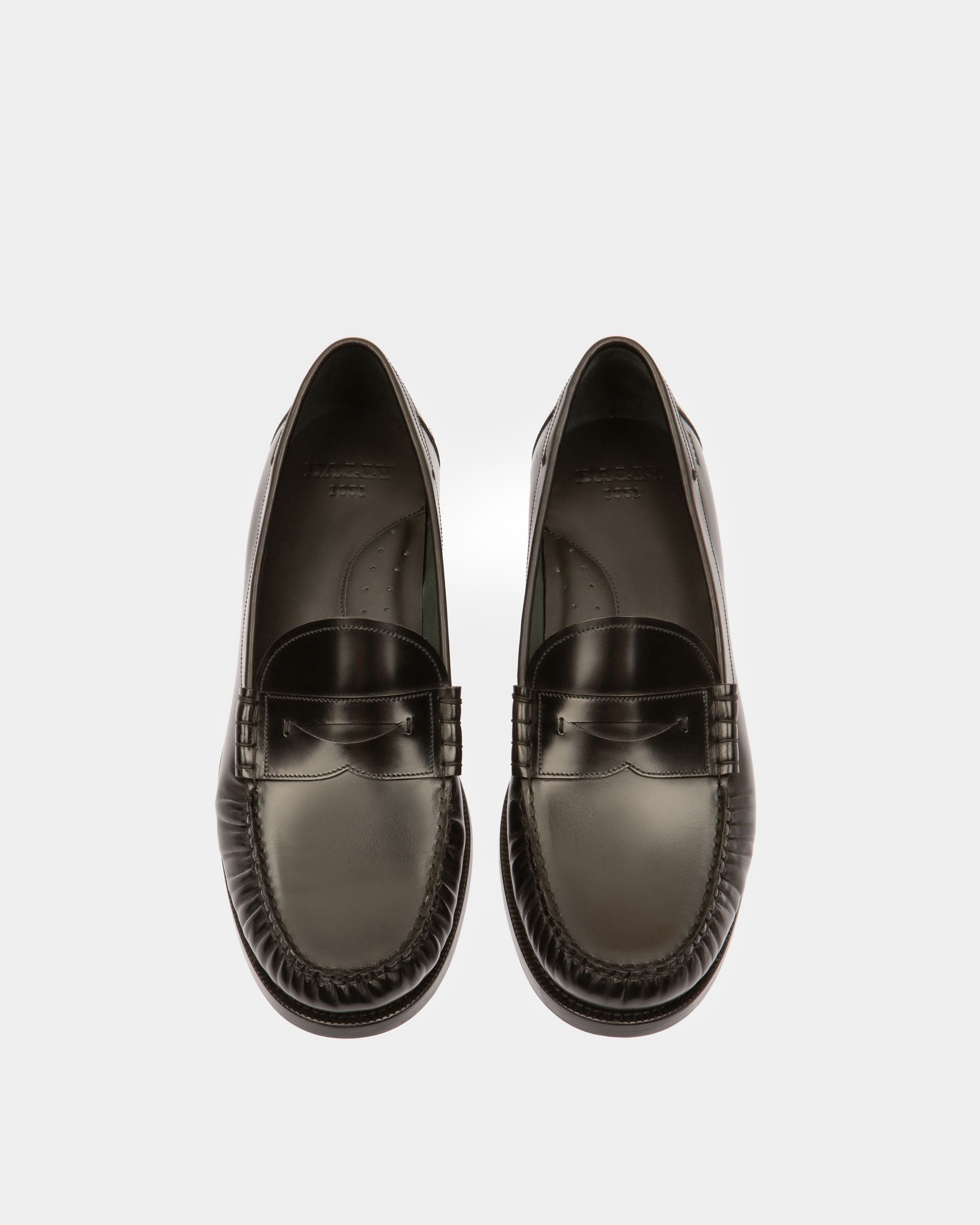 Coelo Mokassins Aus Schwarzem Leder - Herren - Bally - 02