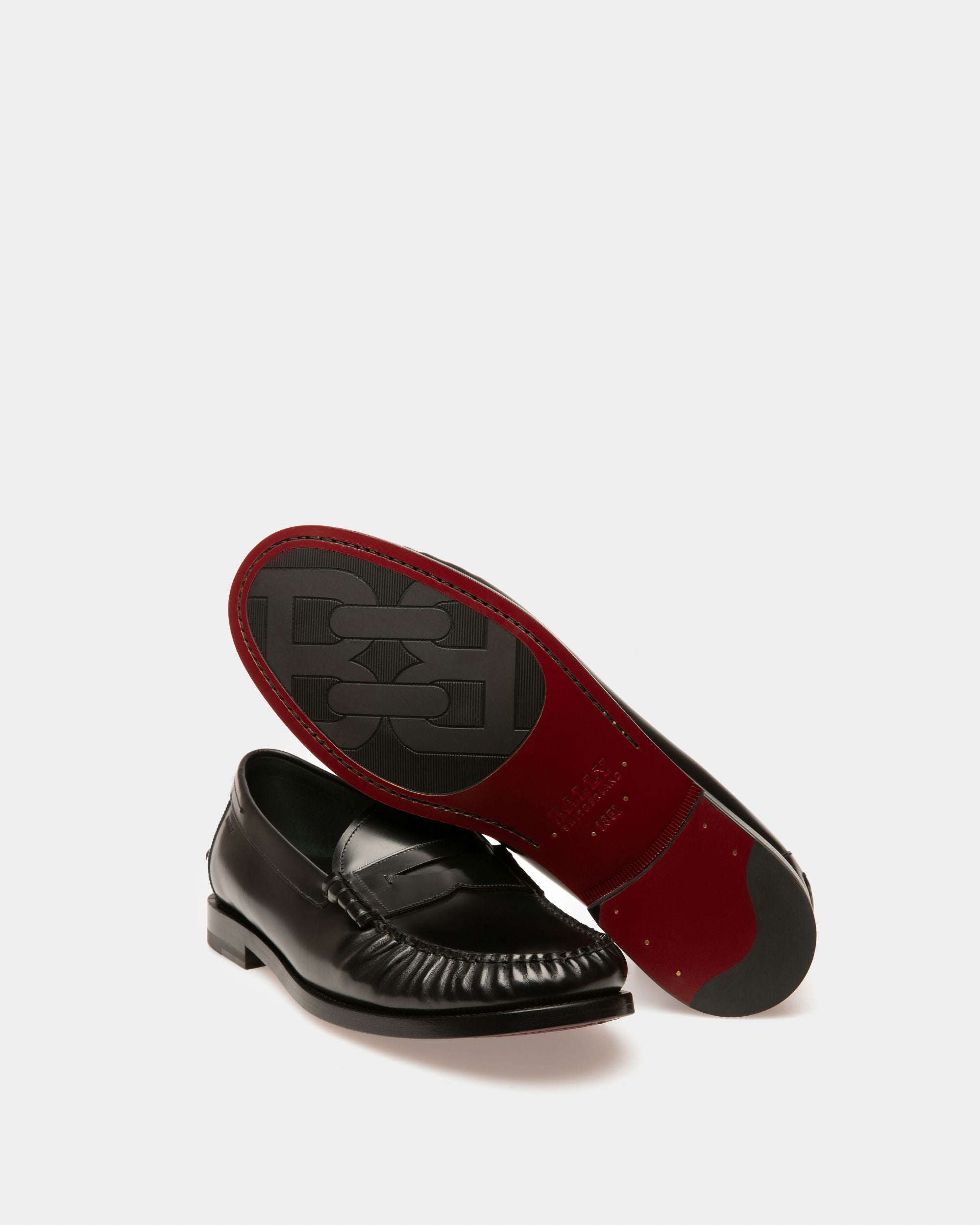 Coelo Mokassins Aus Schwarzem Leder - Herren - Bally - 04