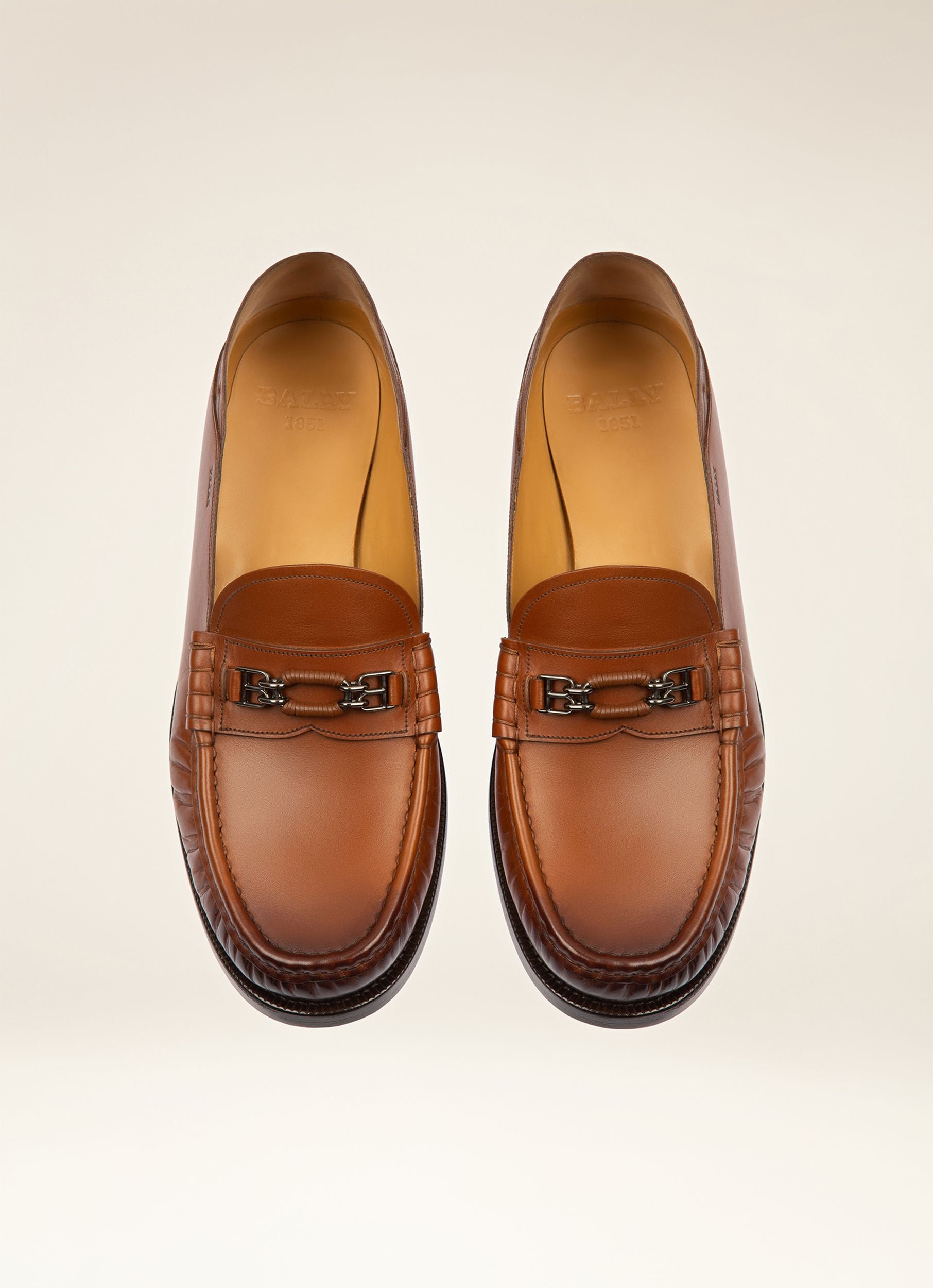 Coriano Mokassins Aus Braunem Leder - Herren - Bally - 04