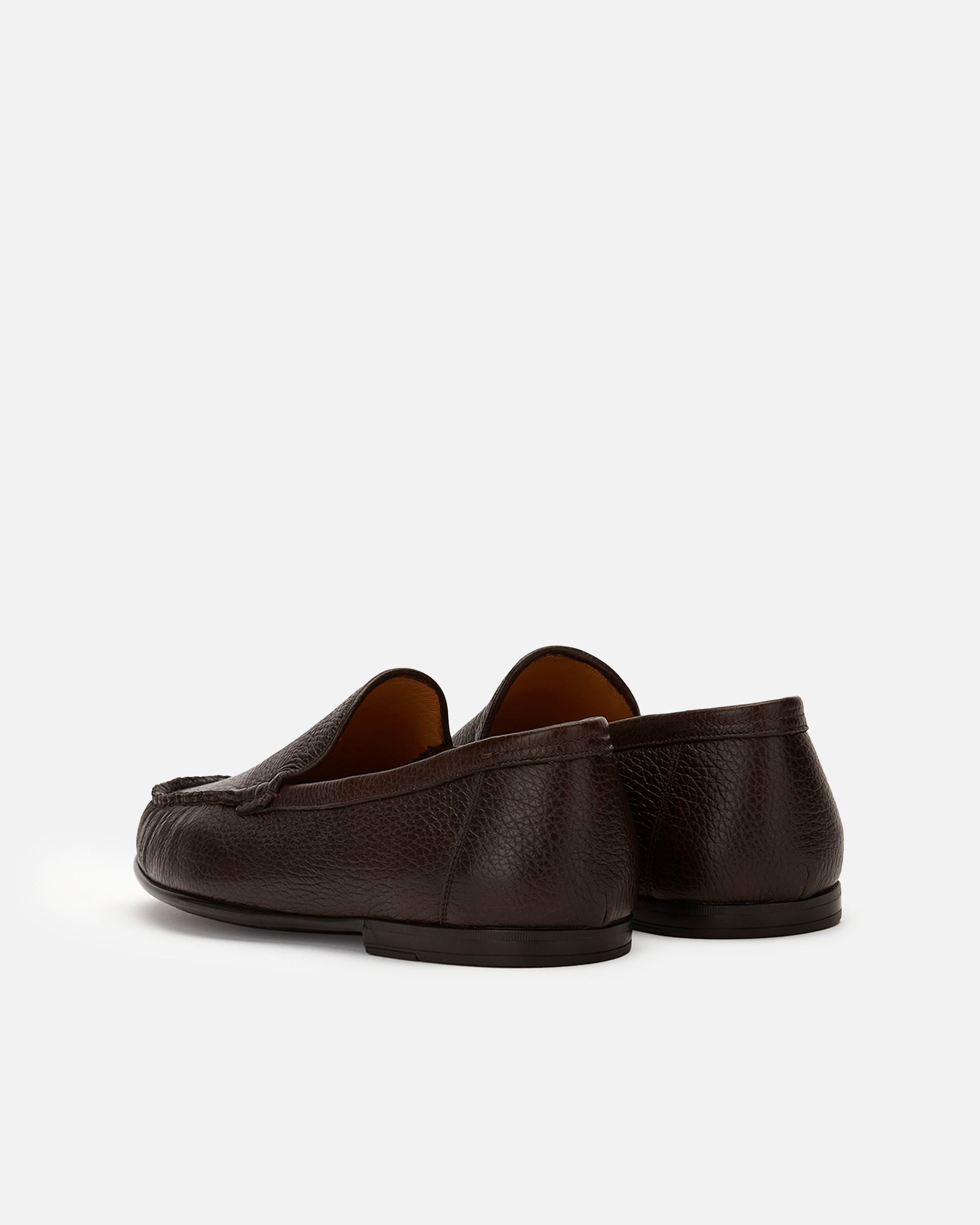 Men's Brown Leather Loafers - Herren - Bally - 03