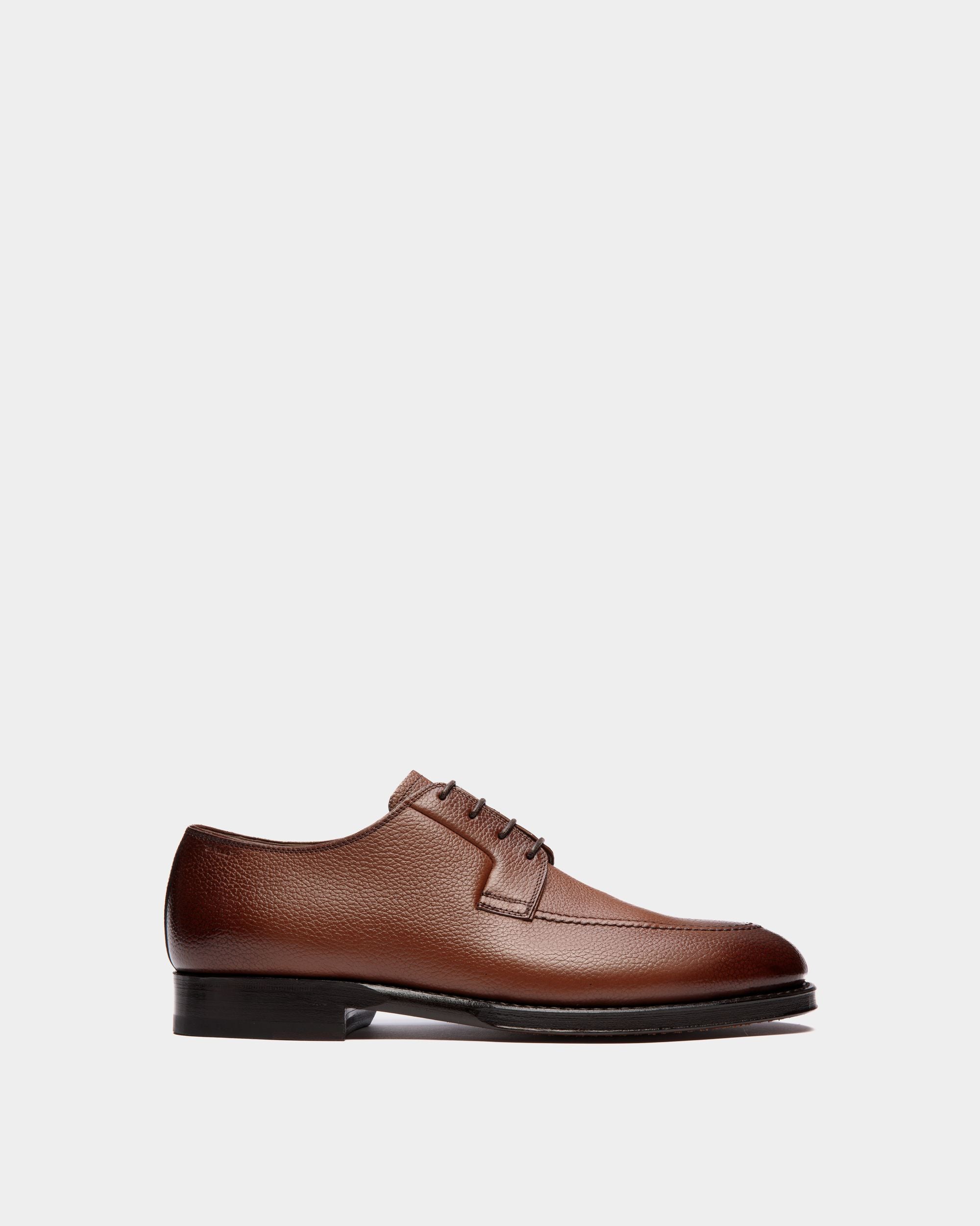 Scribe Oxford-Schuhe Aus Genarbtem Leder In Braun - Herren - Bally - 01