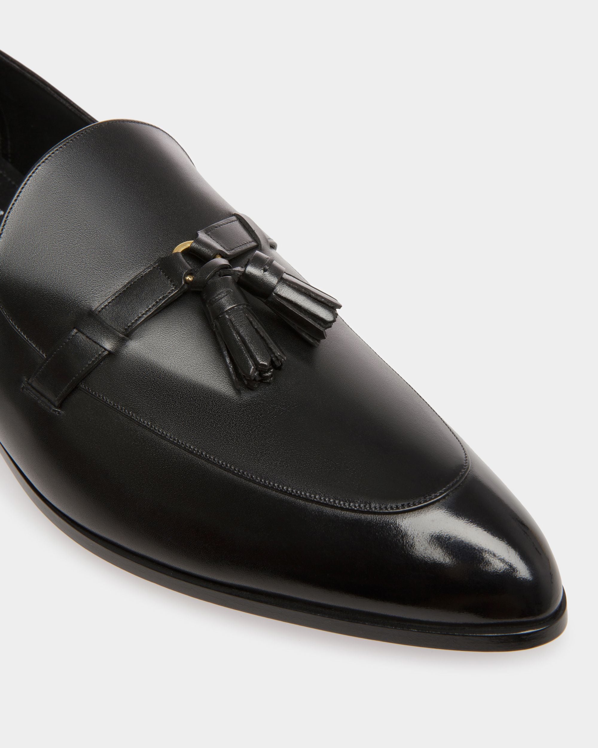 Vegas Flacher Loafer Aus Leder In Schwarz - Herren - Bally - 06
