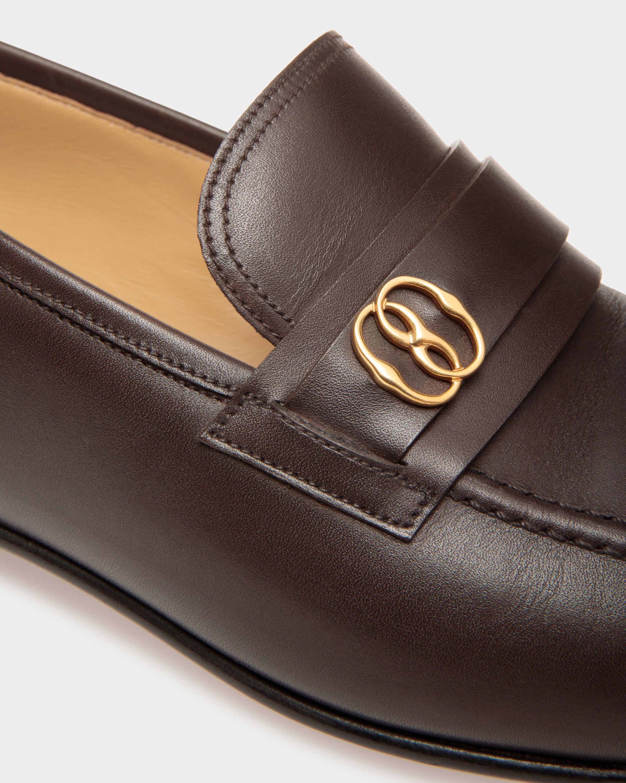 Suisse Loafer Aus Braunem Leder - Herren - Bally - 05