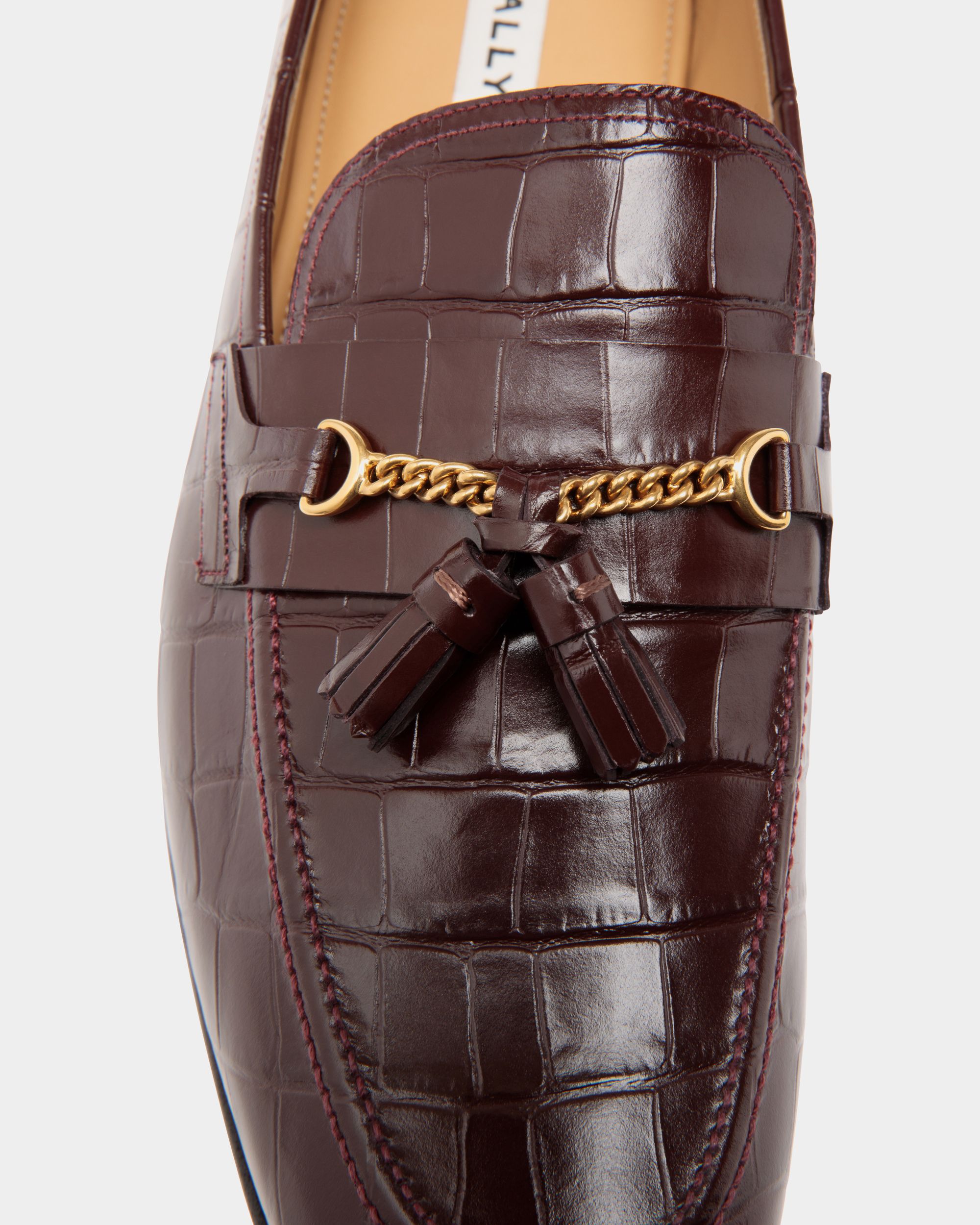 Suisse Loafer In Red Leather - Herren - Bally - 05