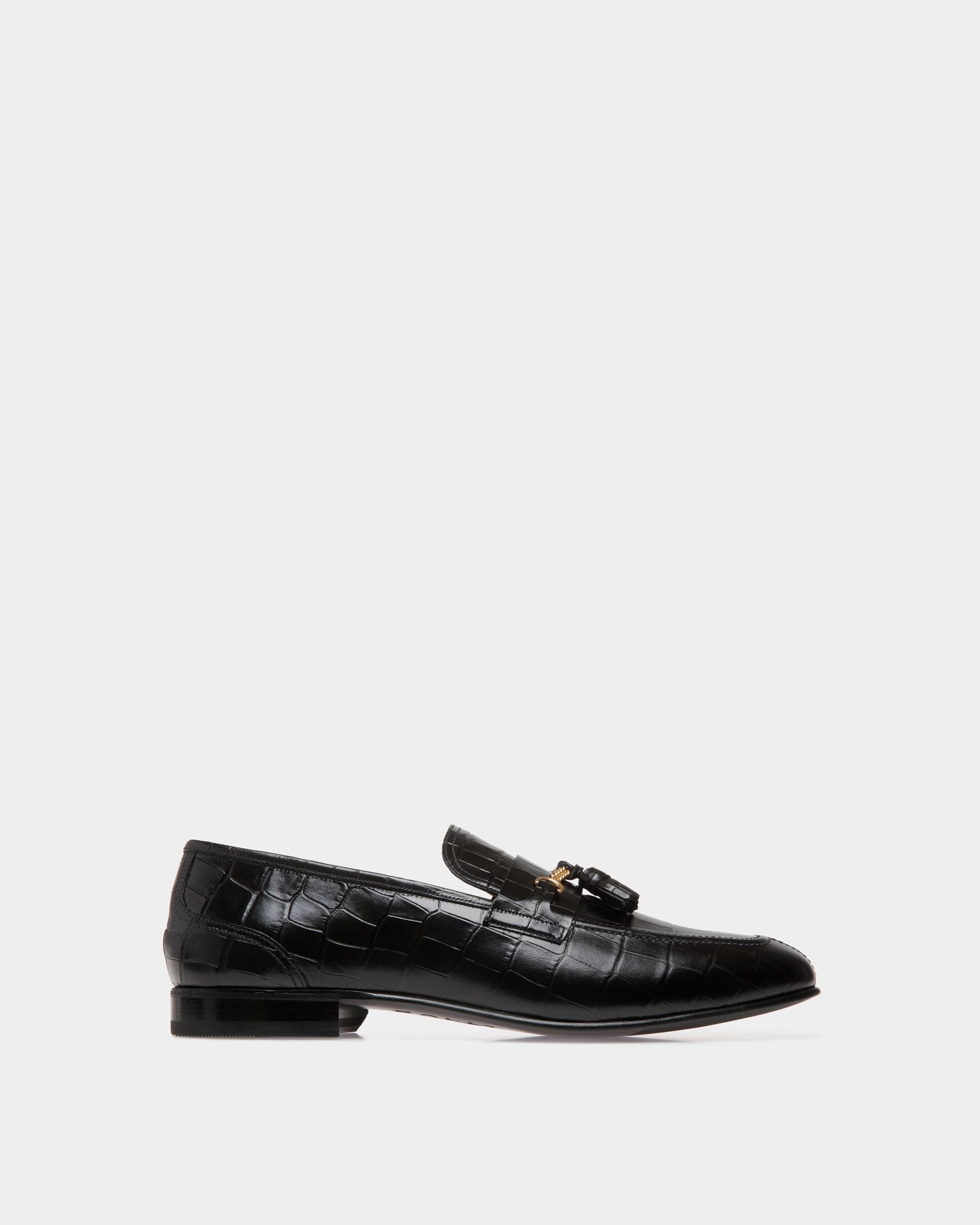 Suisse Loafer In Black Leather - Herren - Bally - 01