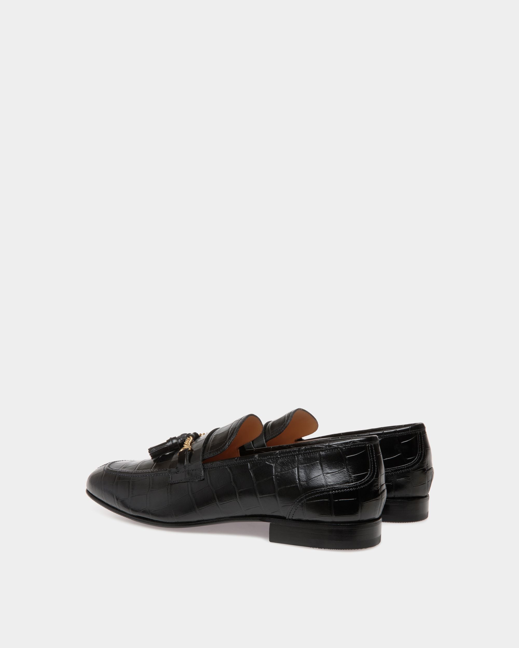 Suisse Loafer In Black Leather - Herren - Bally - 03