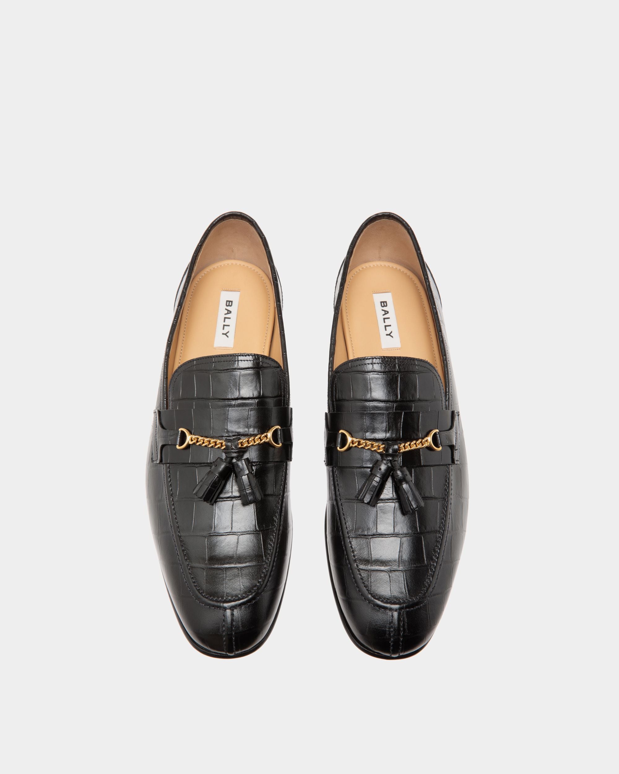 Suisse Loafer In Black Leather - Herren - Bally - 04
