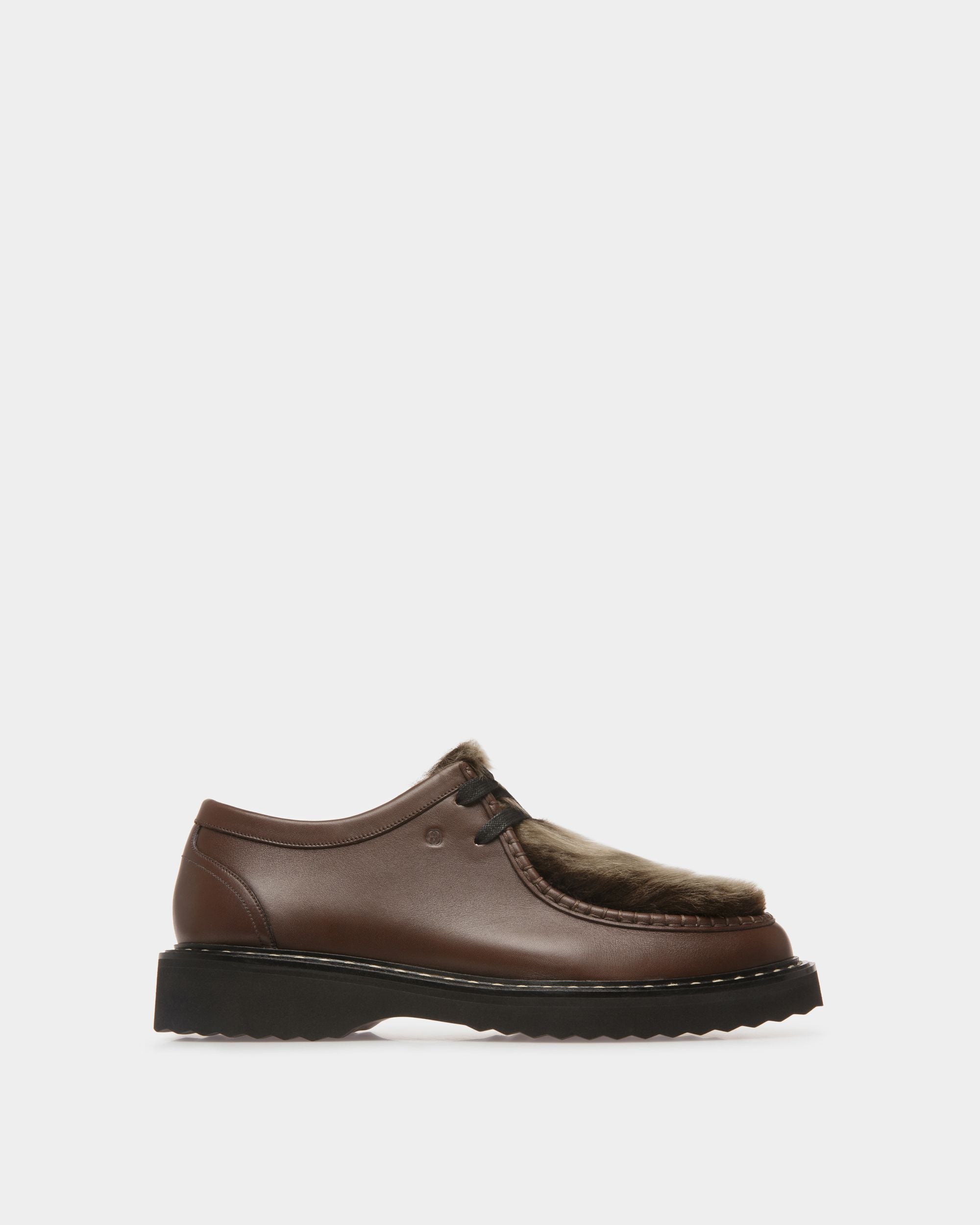 Neasden Derby-Schuh Aus Braunem Leder - Herren - Bally - 01