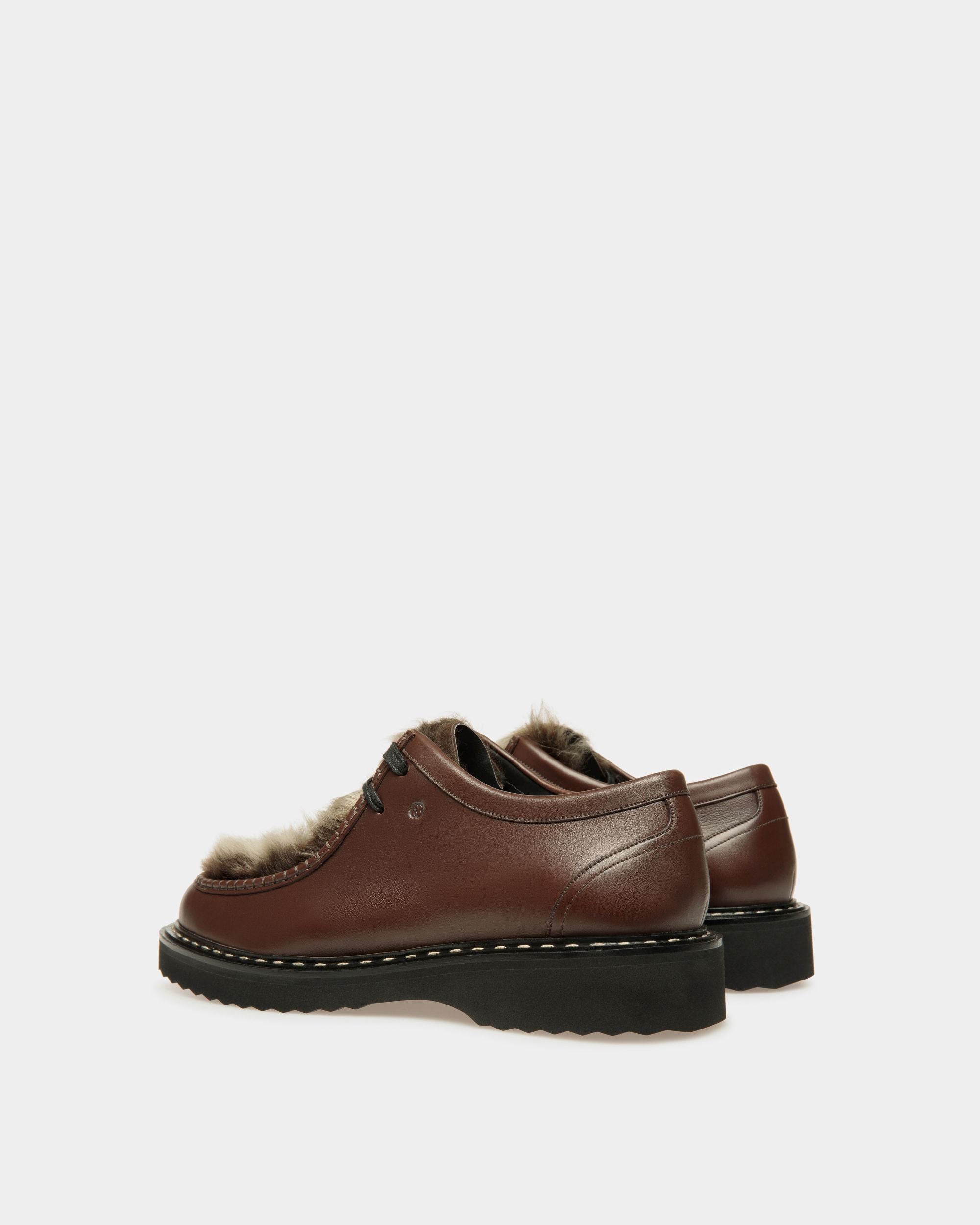 Neasden Derby-Schuh Aus Braunem Leder - Herren - Bally - 03