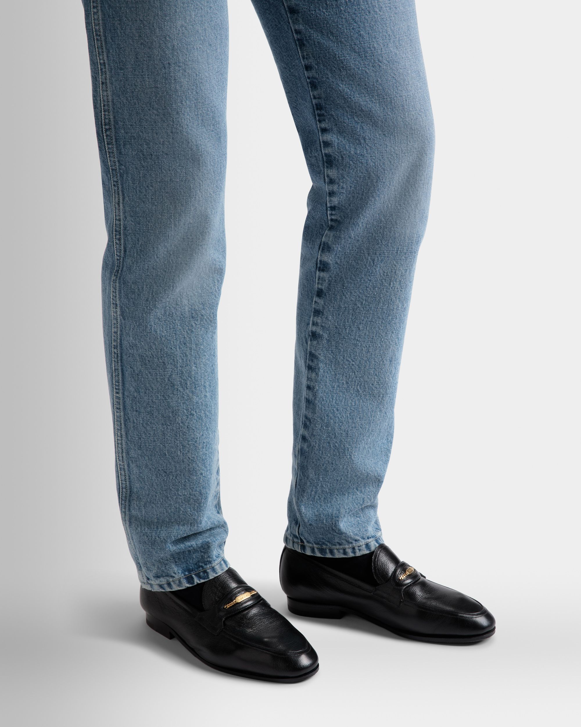 Pesek Loafer Aus Leder In Schwarz - Herren - Bally - 02