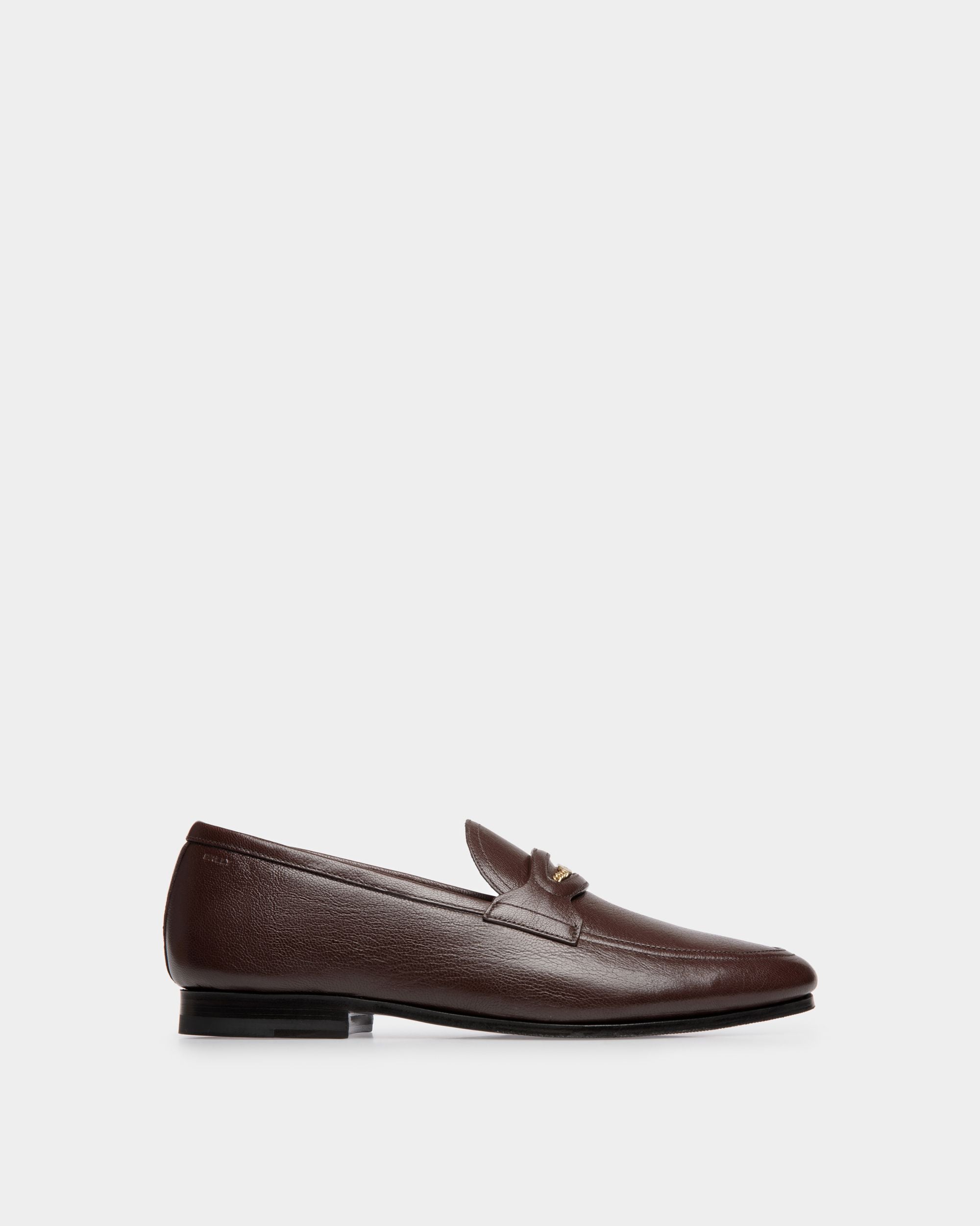 Plume Loafer Aus Genarbtem Leder In Braun - Herren - Bally - 01