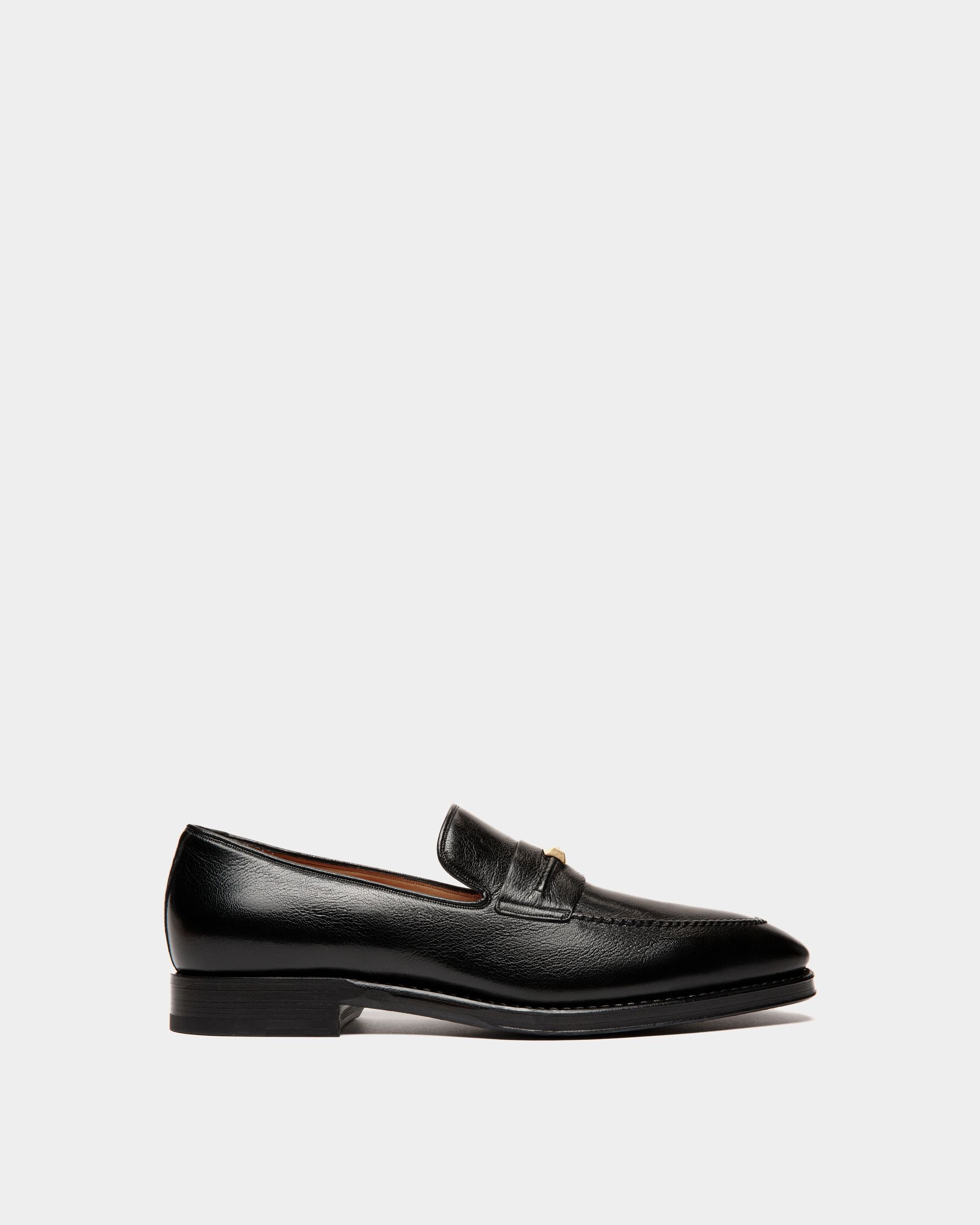 Scribe Loafer Aus Schwarzem Leder - Herren - Bally - 01