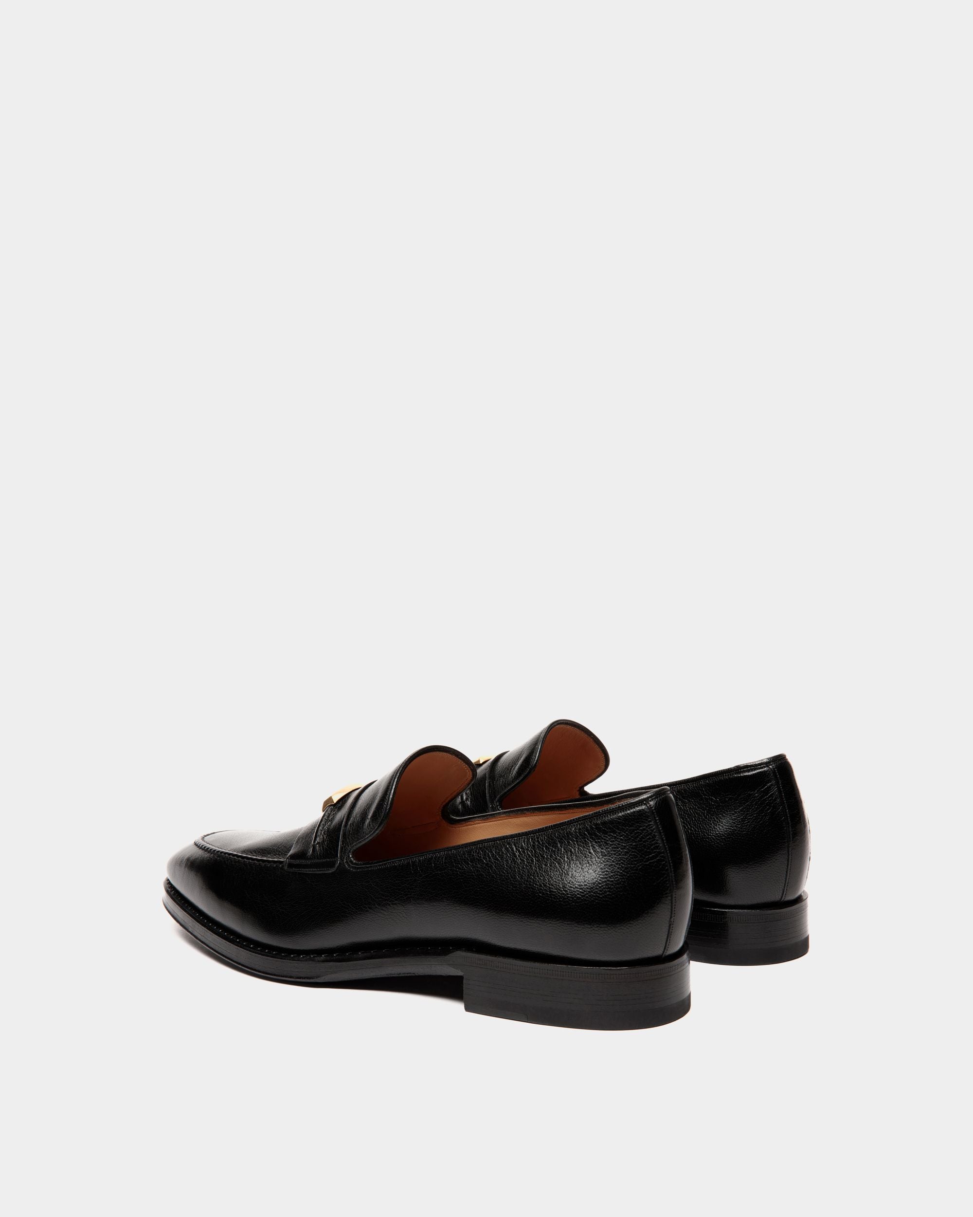 Scribe Loafer Aus Schwarzem Leder - Herren - Bally - 03