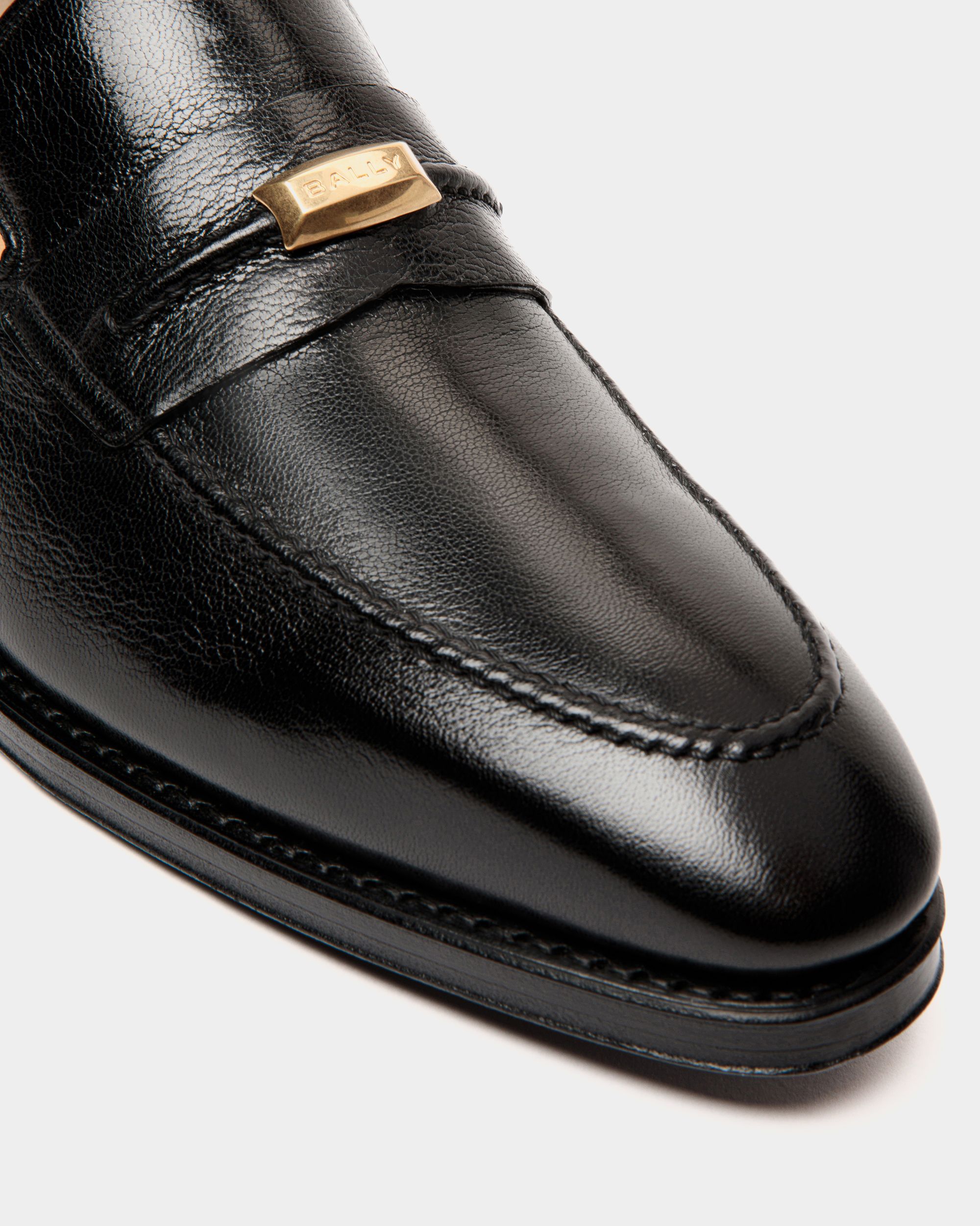 Scribe Loafer Aus Schwarzem Leder - Herren - Bally - 04
