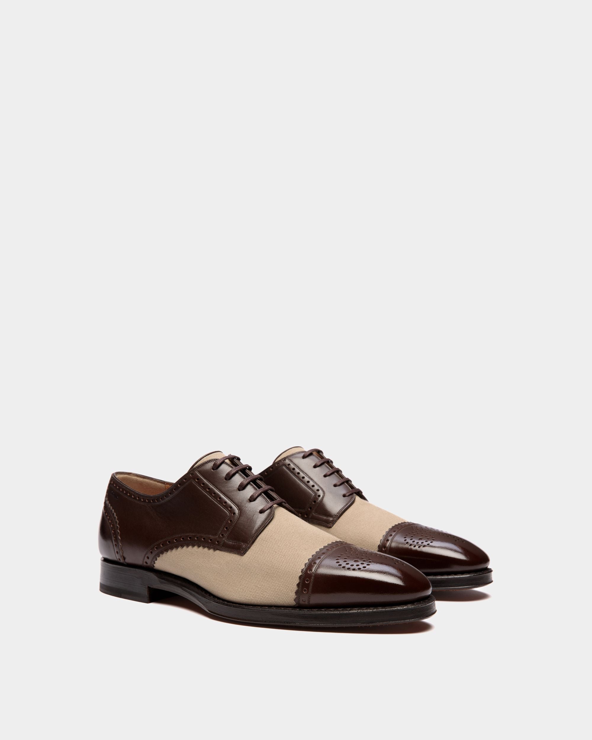 Scribe Derby-Schuh Aus Leder Und Stoff - Herren - Bally - 02
