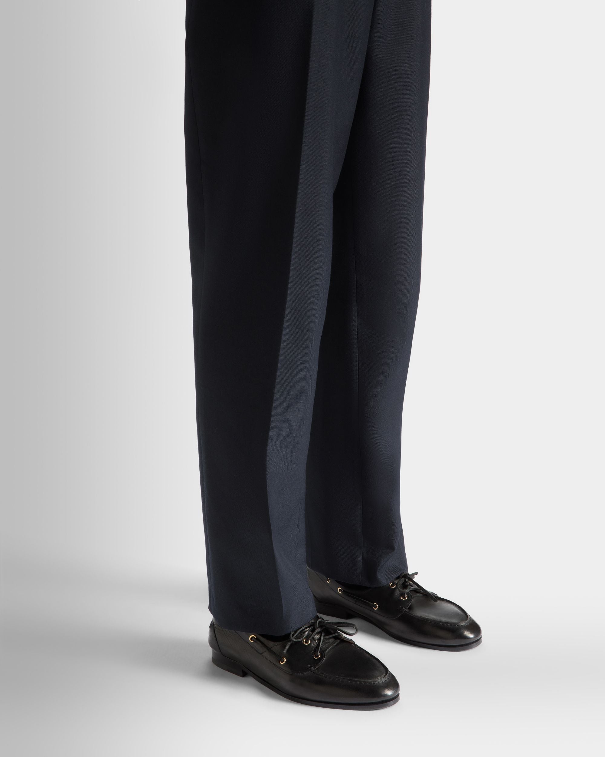 Plume Mokassin Aus Schwarzem Leder - Herren - Bally - 02