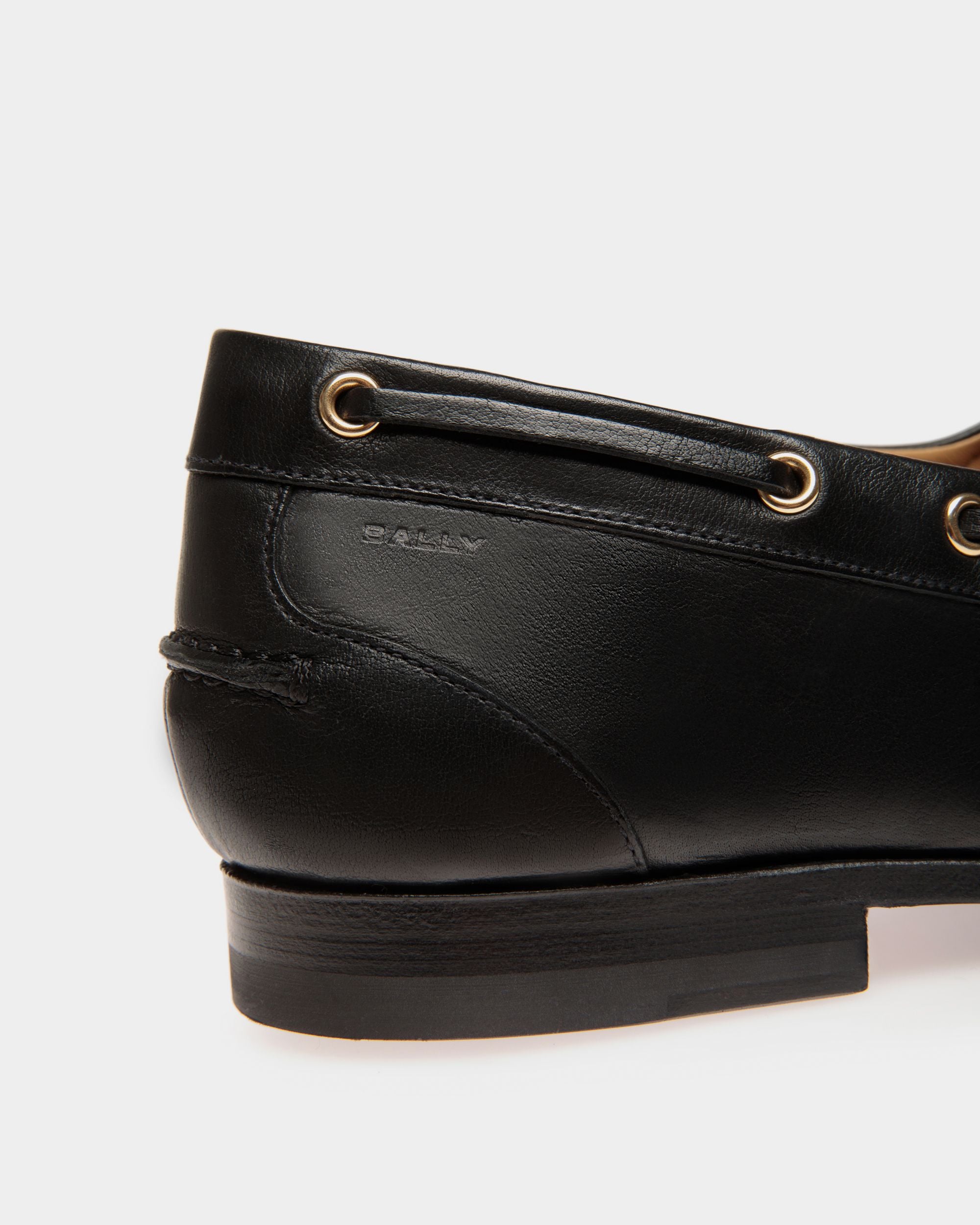 Plume Mokassin Aus Schwarzem Leder - Herren - Bally - 05