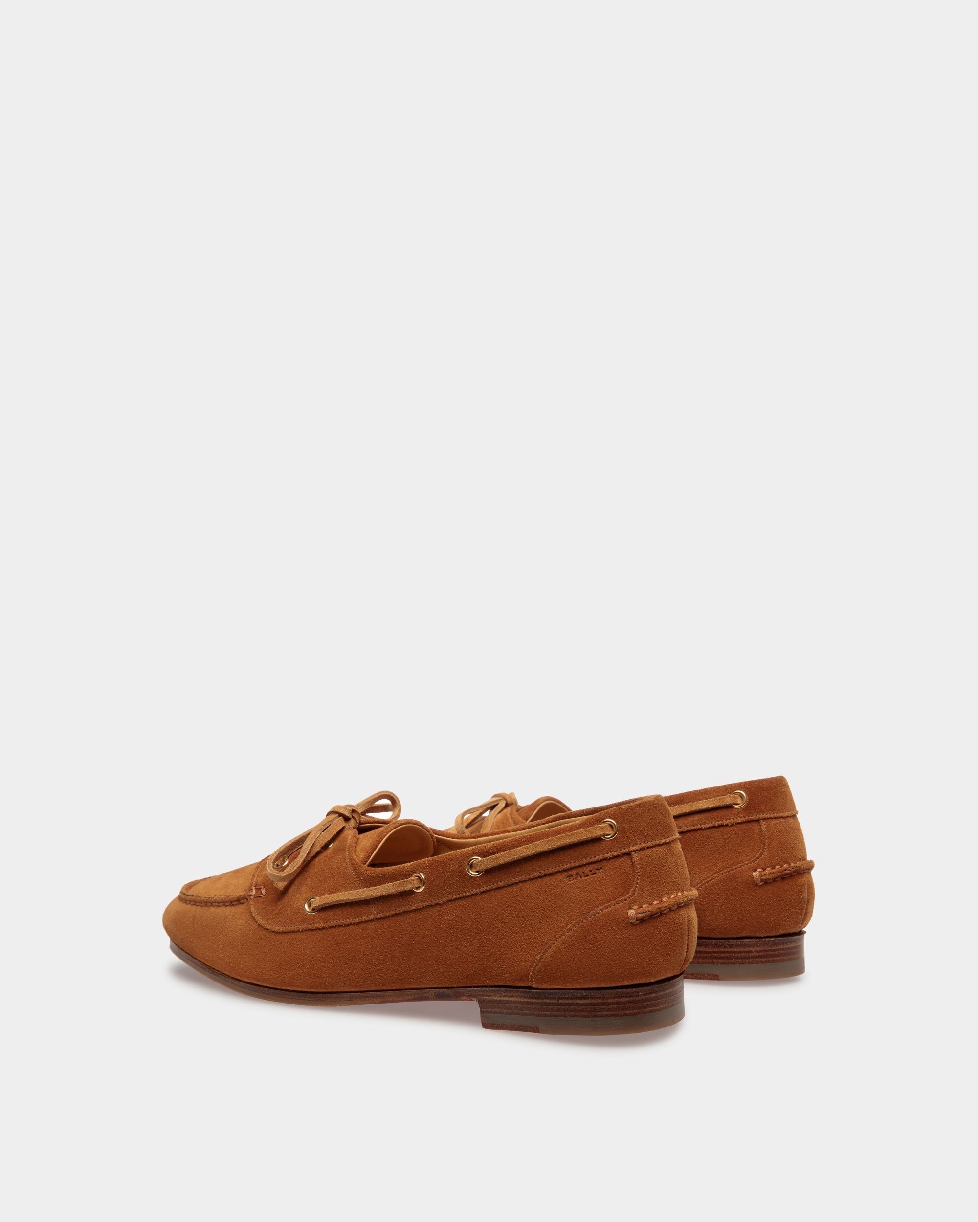 Plume Mokassin Aus Braunem Veloursleder - Herren - Bally - 04