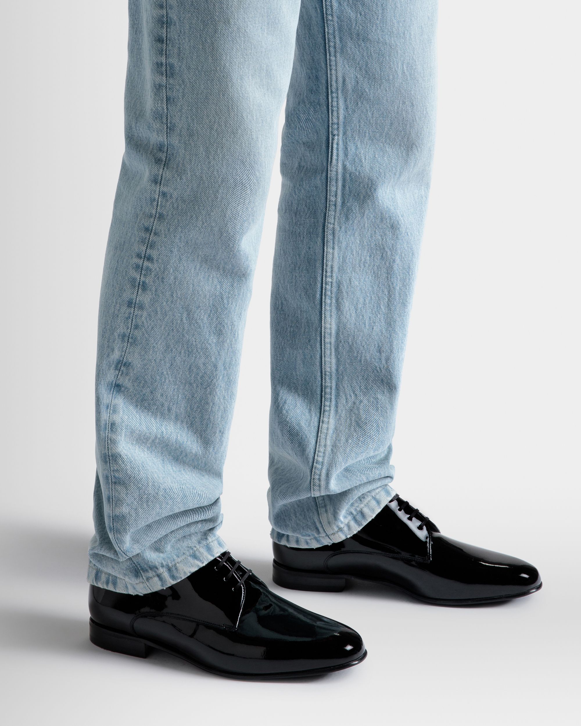 Suisse Derby-Schuh Aus Lackleder In Schwarz - Herren - Bally - 02