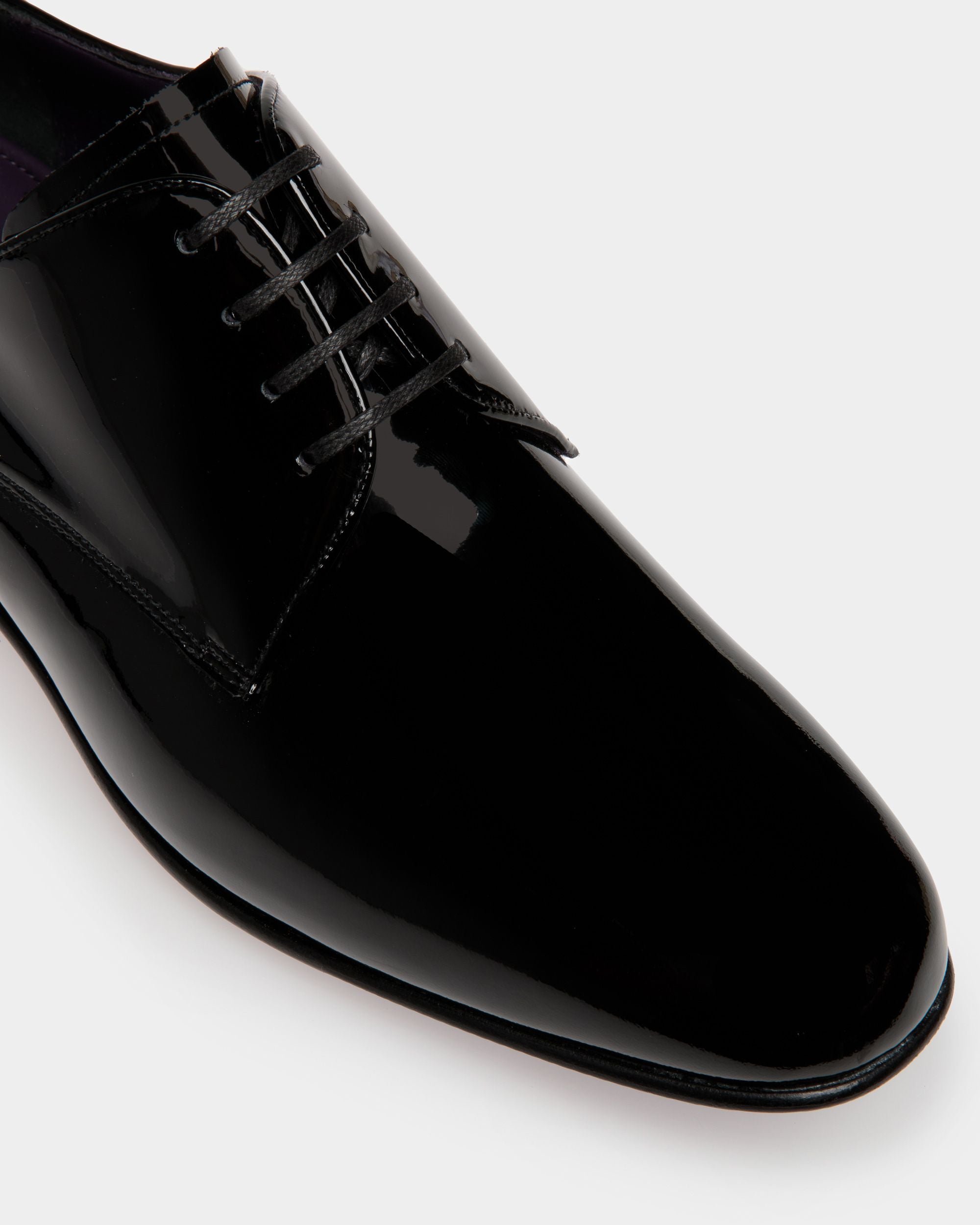 Suisse Derby-Schuh Aus Lackleder In Schwarz - Herren - Bally - 05