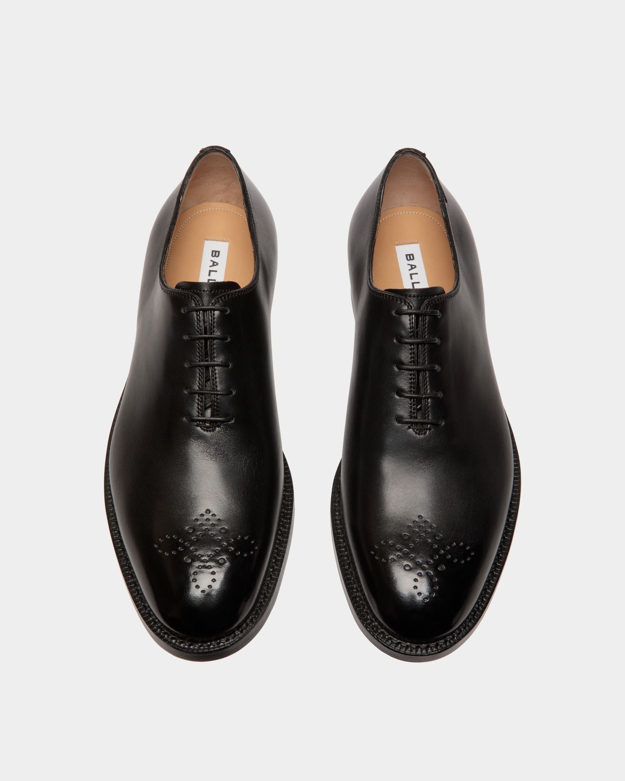 Schoenen Oxford-Schuh Aus Leder In Schwarz - Herren - Bally - 04