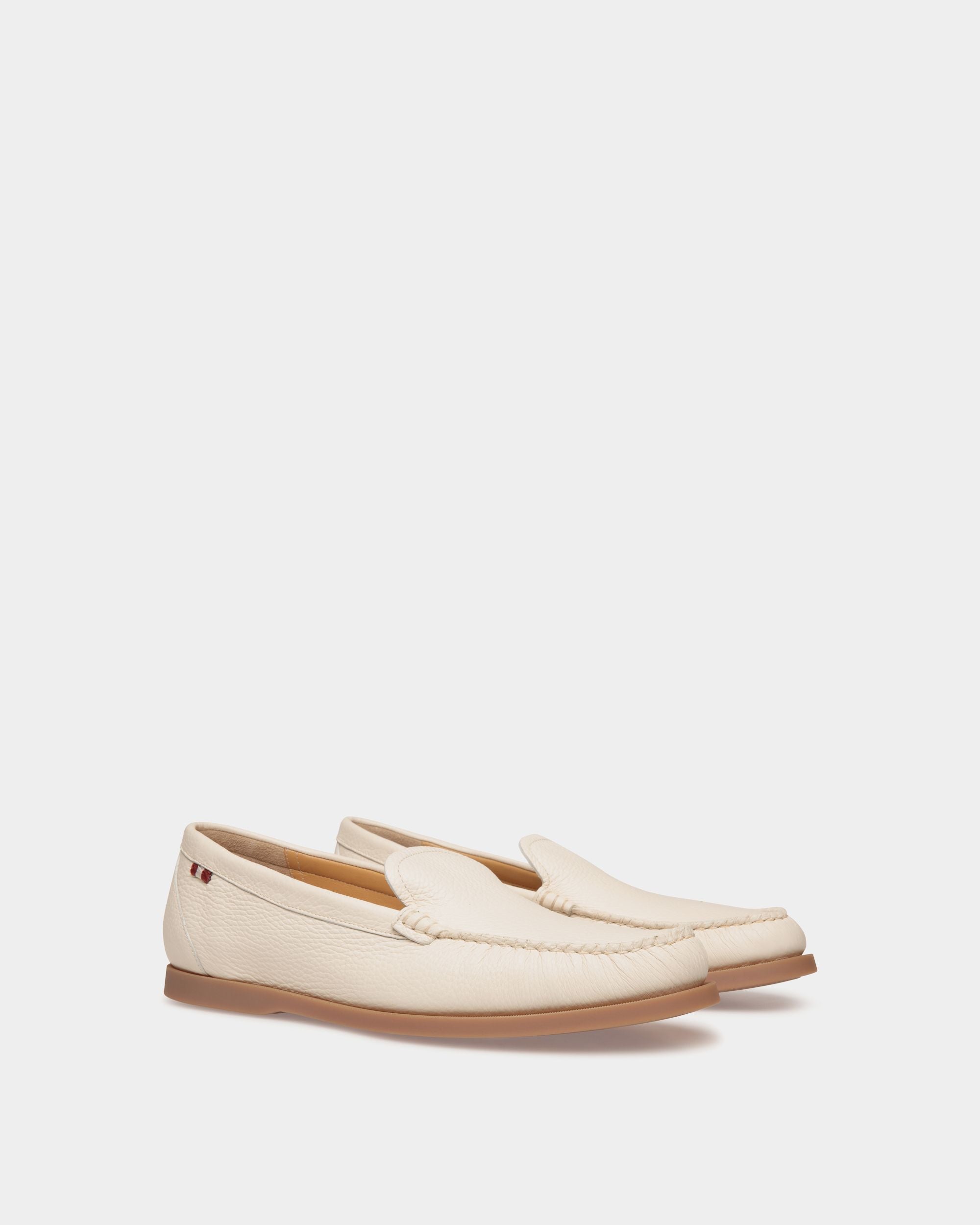 Nelson Loafer Aus Hirschleder In Bone - Herren - Bally - 03