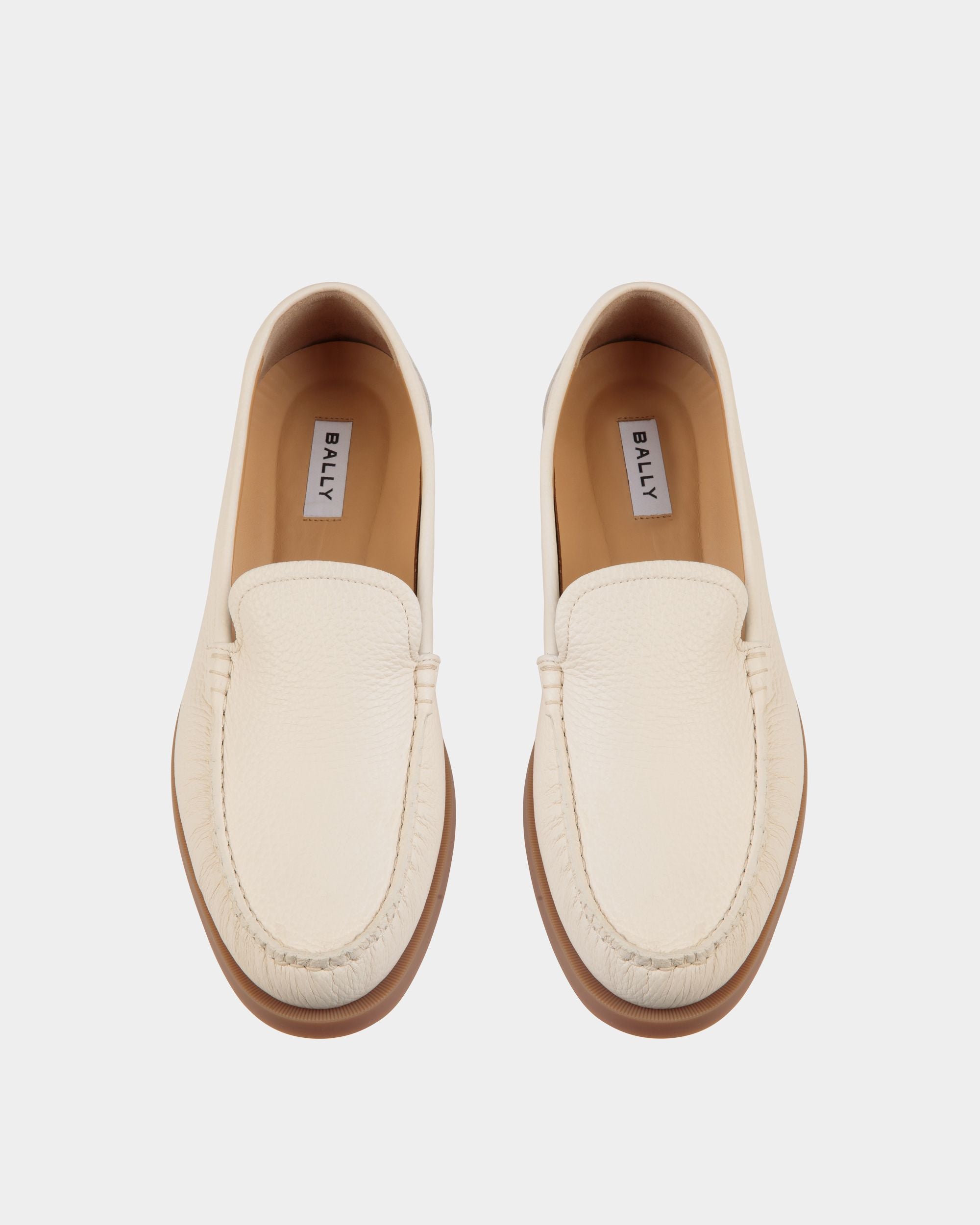 Nelson Loafer Aus Hirschleder In Bone - Herren - Bally - 05