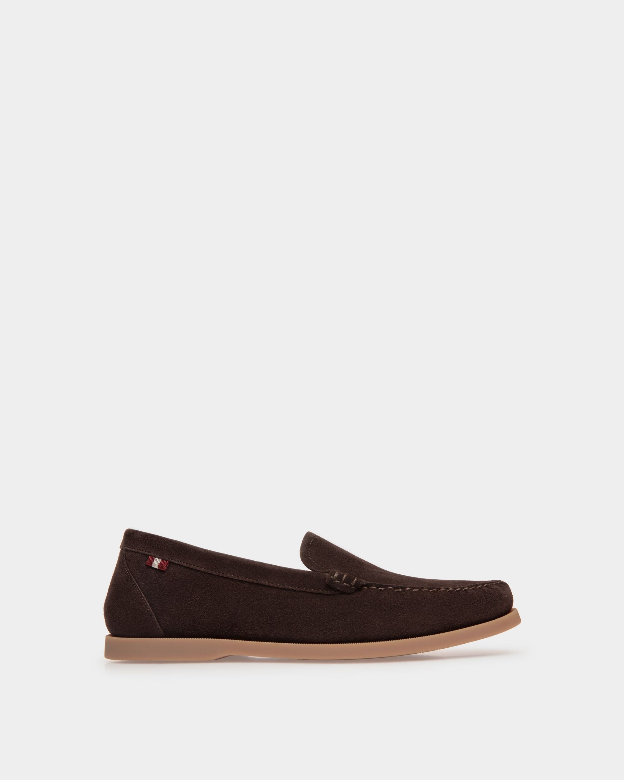 Nelson Loafer Aus Veloursleder In Braun - Herren - Bally - 01