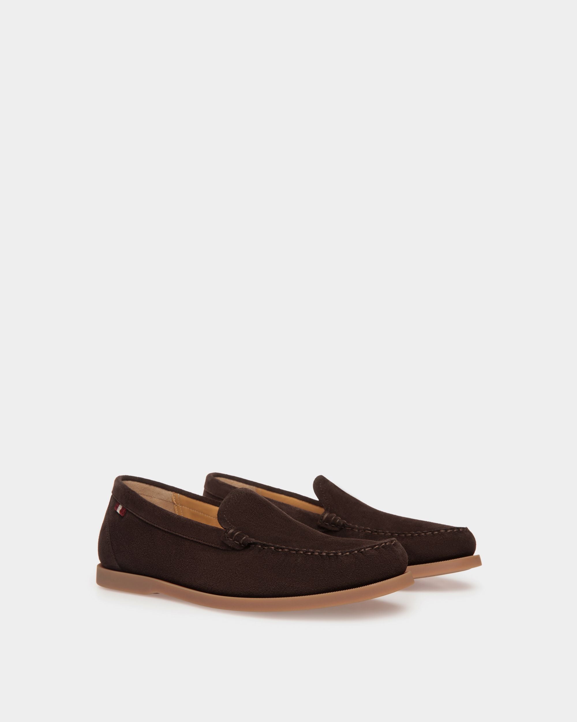 Nelson Loafer Aus Veloursleder In Braun - Herren - Bally - 03