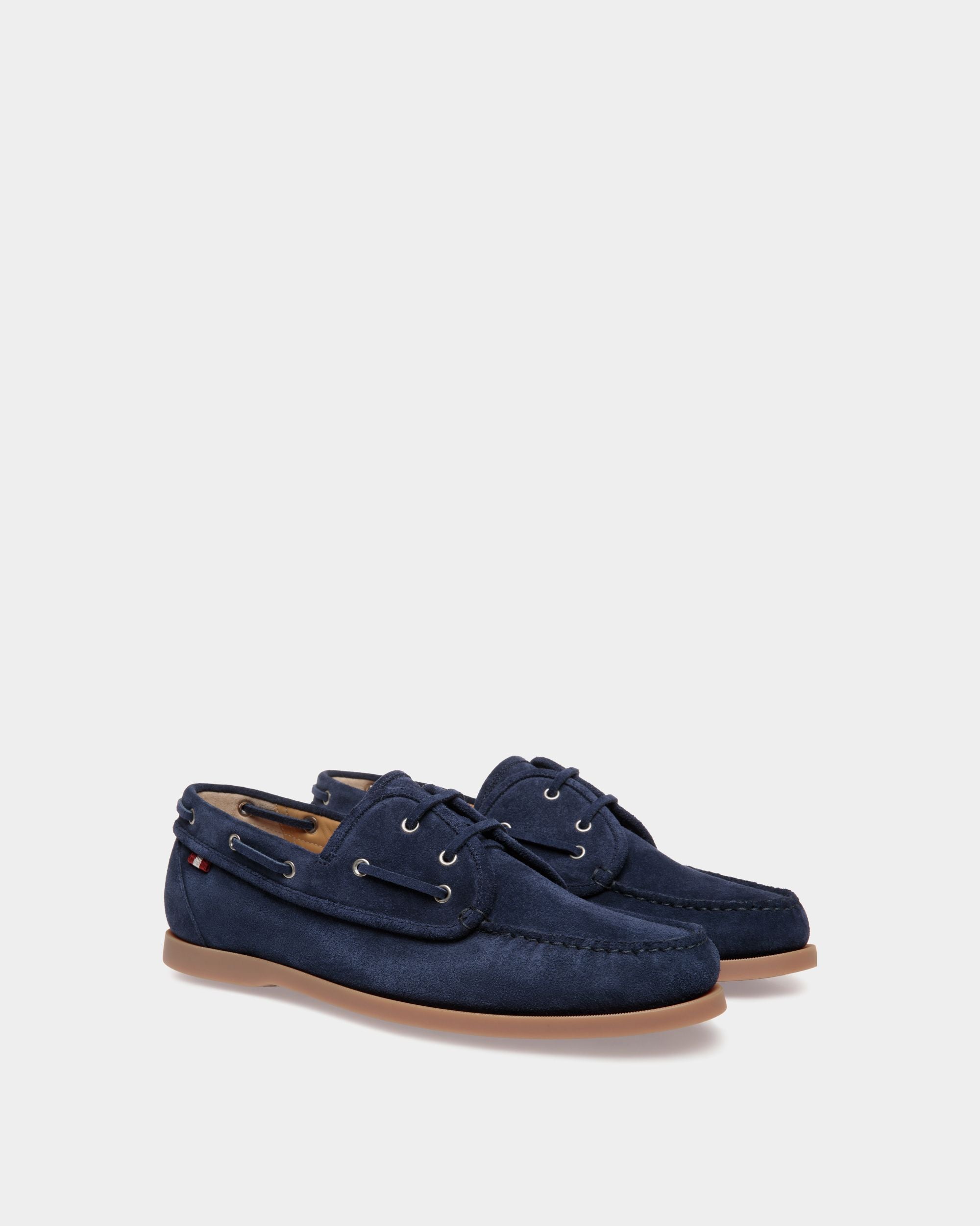 Nelson Moccassins In Blue Leather - Herren - Bally - 02