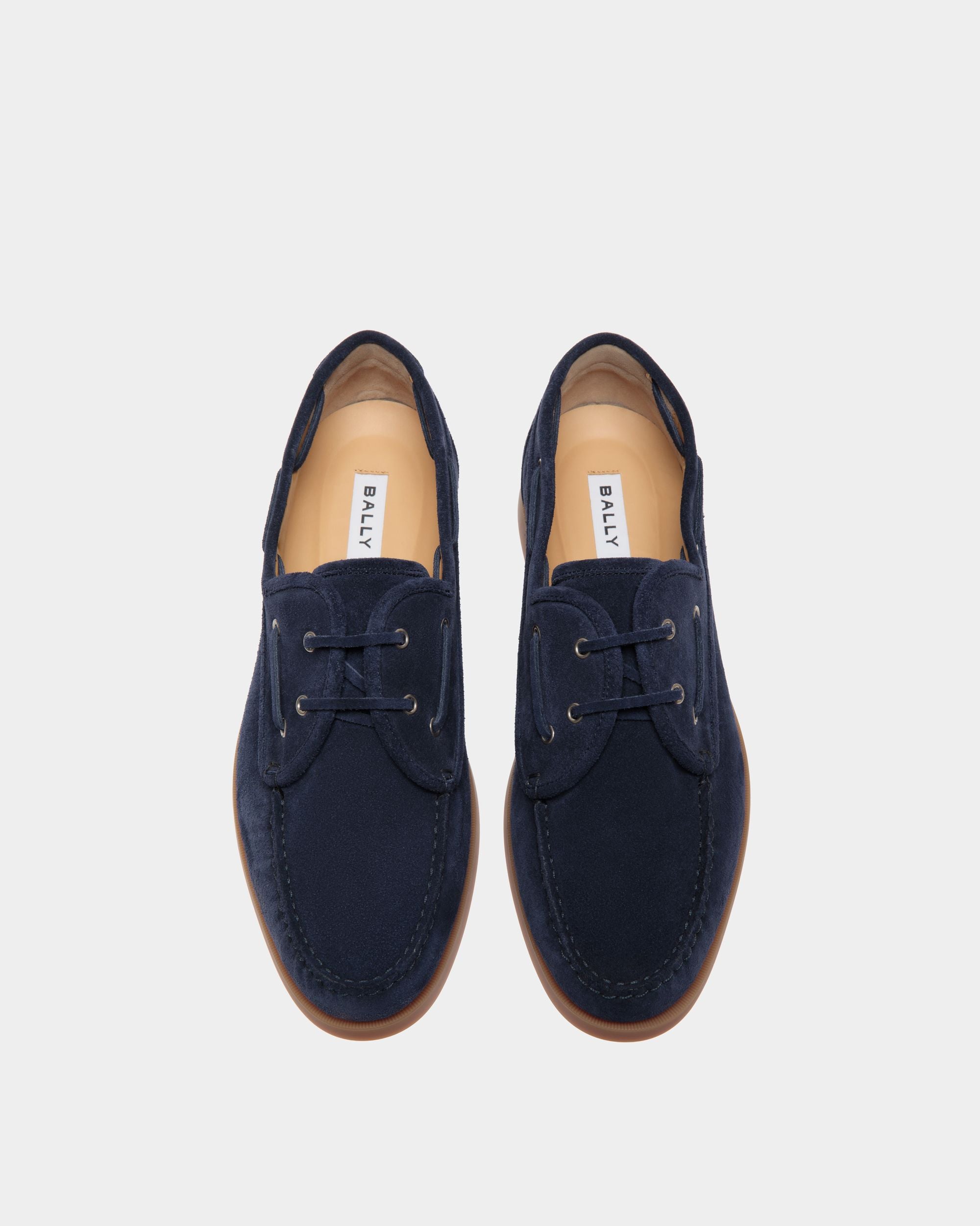 Nelson Moccassins In Blue Leather - Herren - Bally - 04