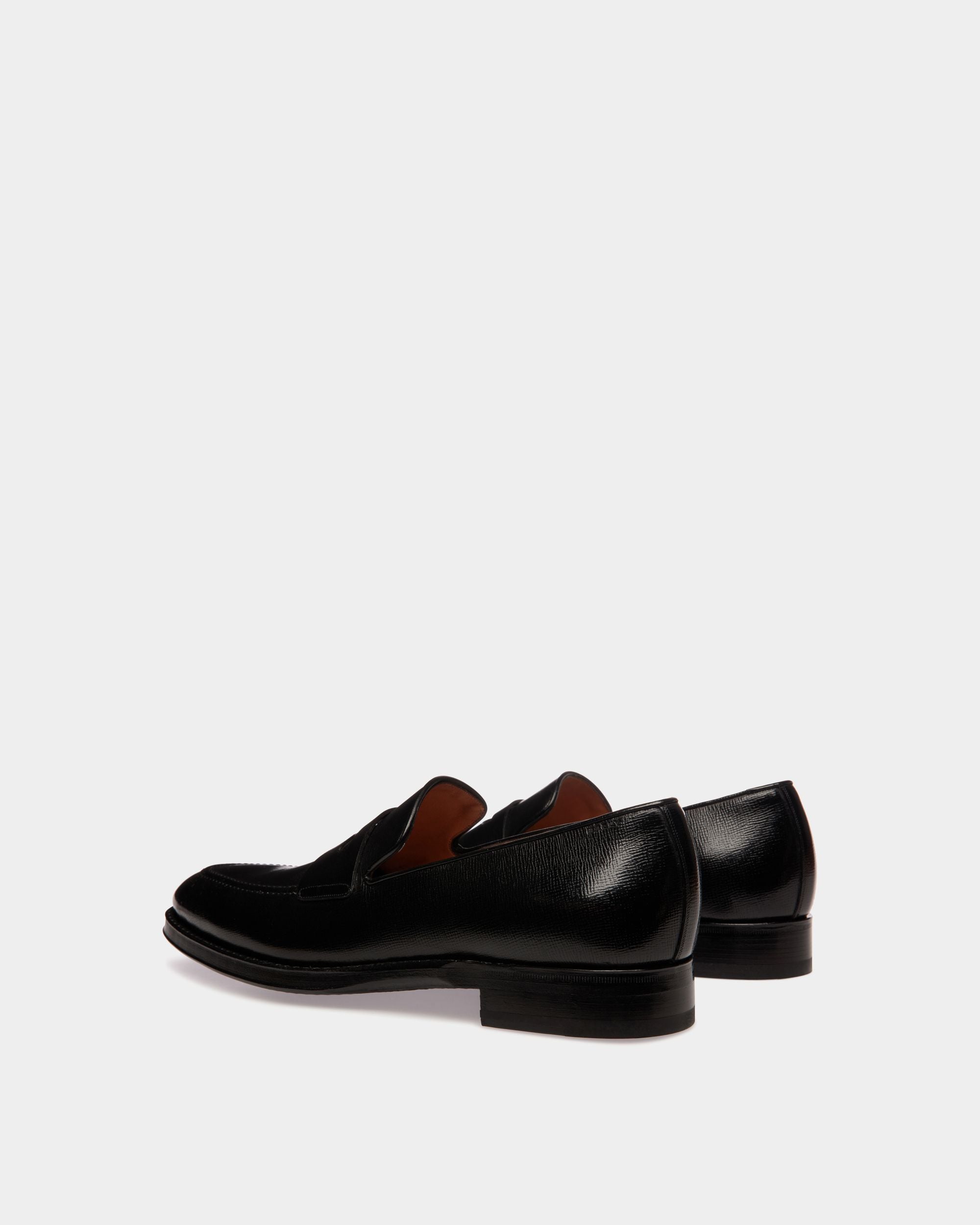Scribe Un Loafer Aus Genarbtem Leder In Schwarz - Herren - Bally - 03
