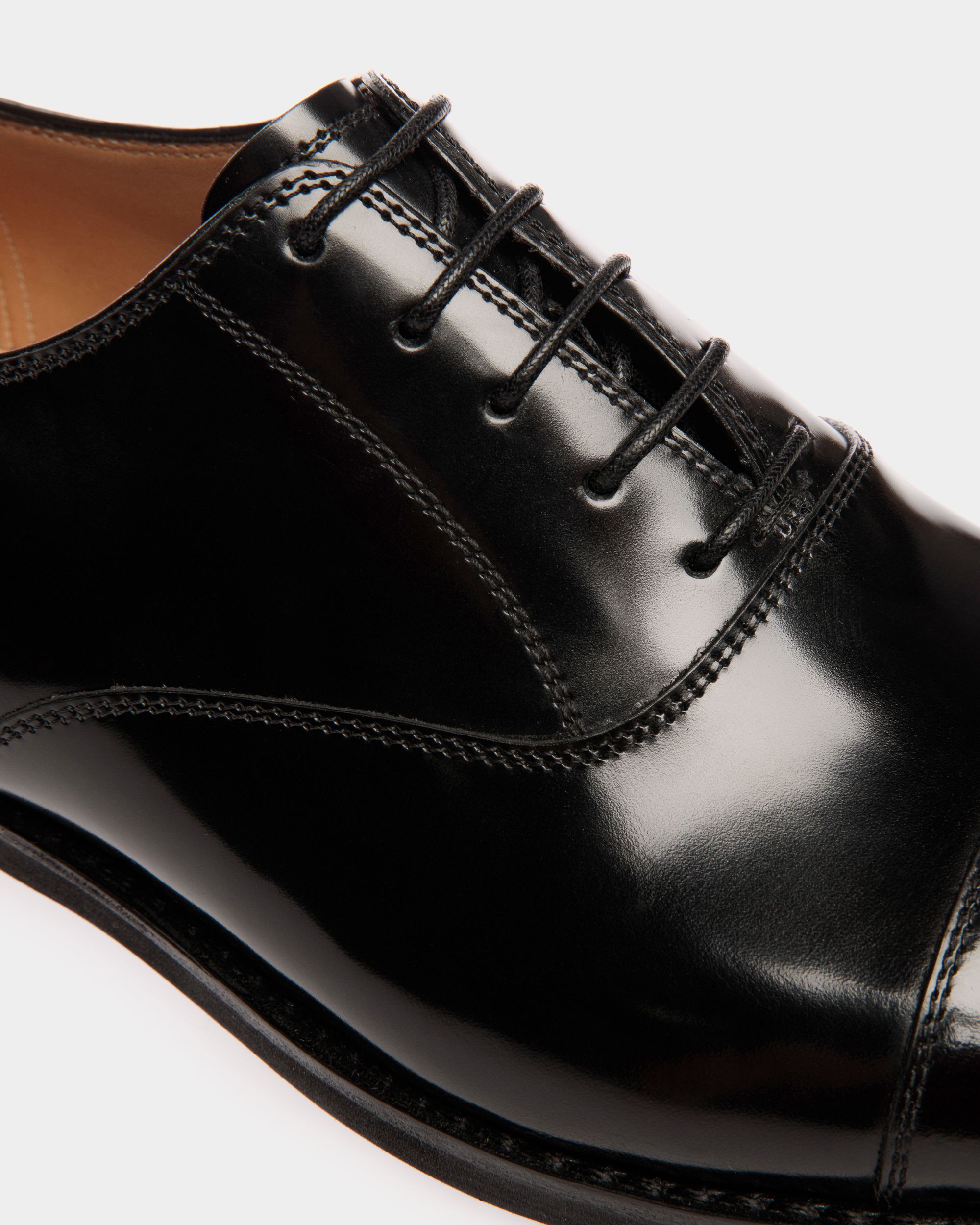 Schoenen Oxford-Schuh Aus Leder In Schwarz - Herren - Bally - 04