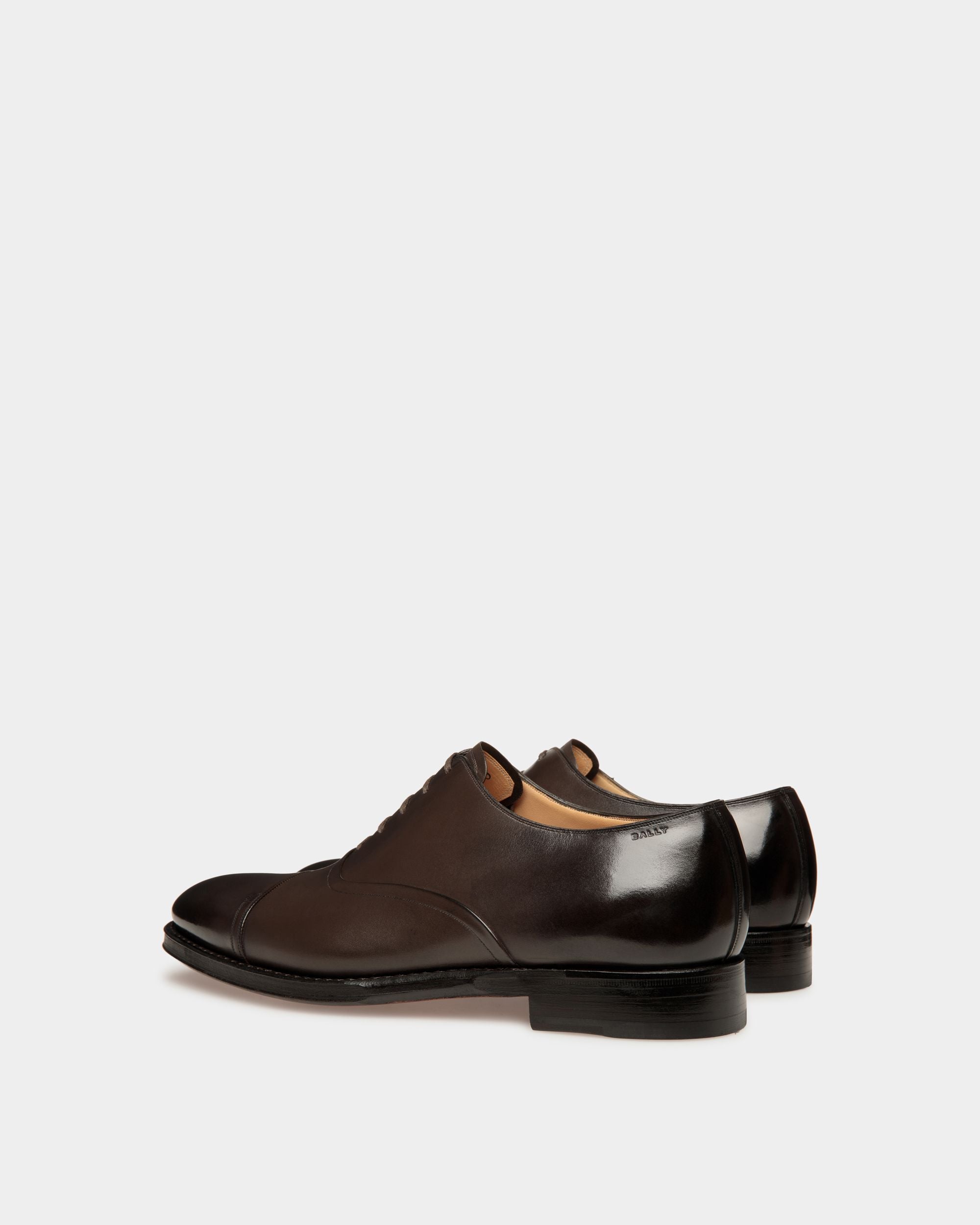 Scribe Un Oxford-Schuh Aus Leder In Ebenholz - Herren - Bally - 02