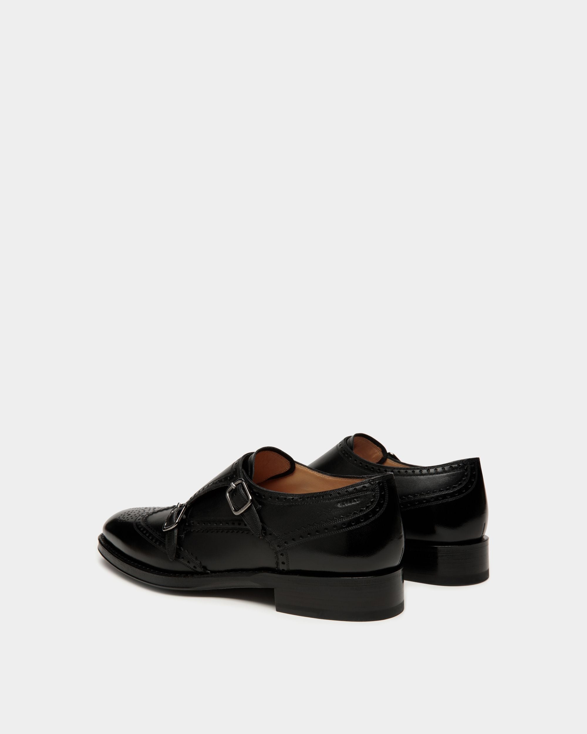 Scribe Un Monkstrap-Schuh Aus Schwarzem Leder - Herren - Bally - 03