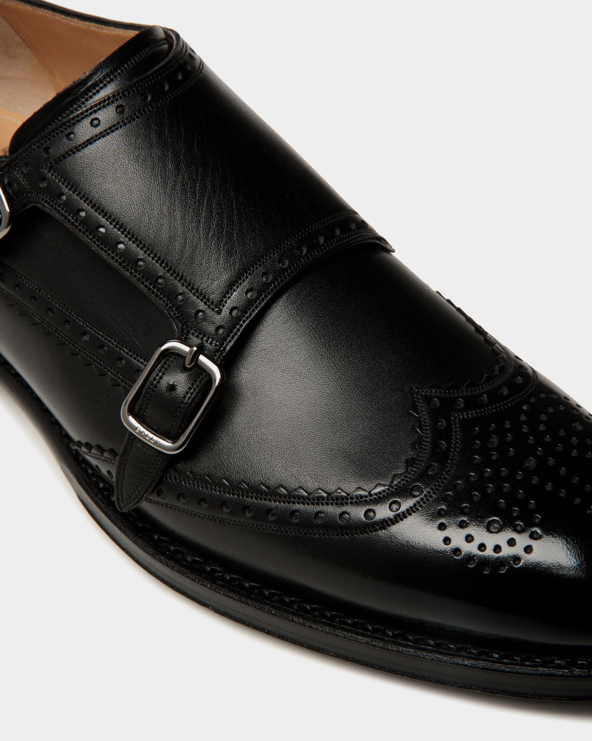 Scribe Un Monkstrap-Schuh Aus Schwarzem Leder - Herren - Bally - 04