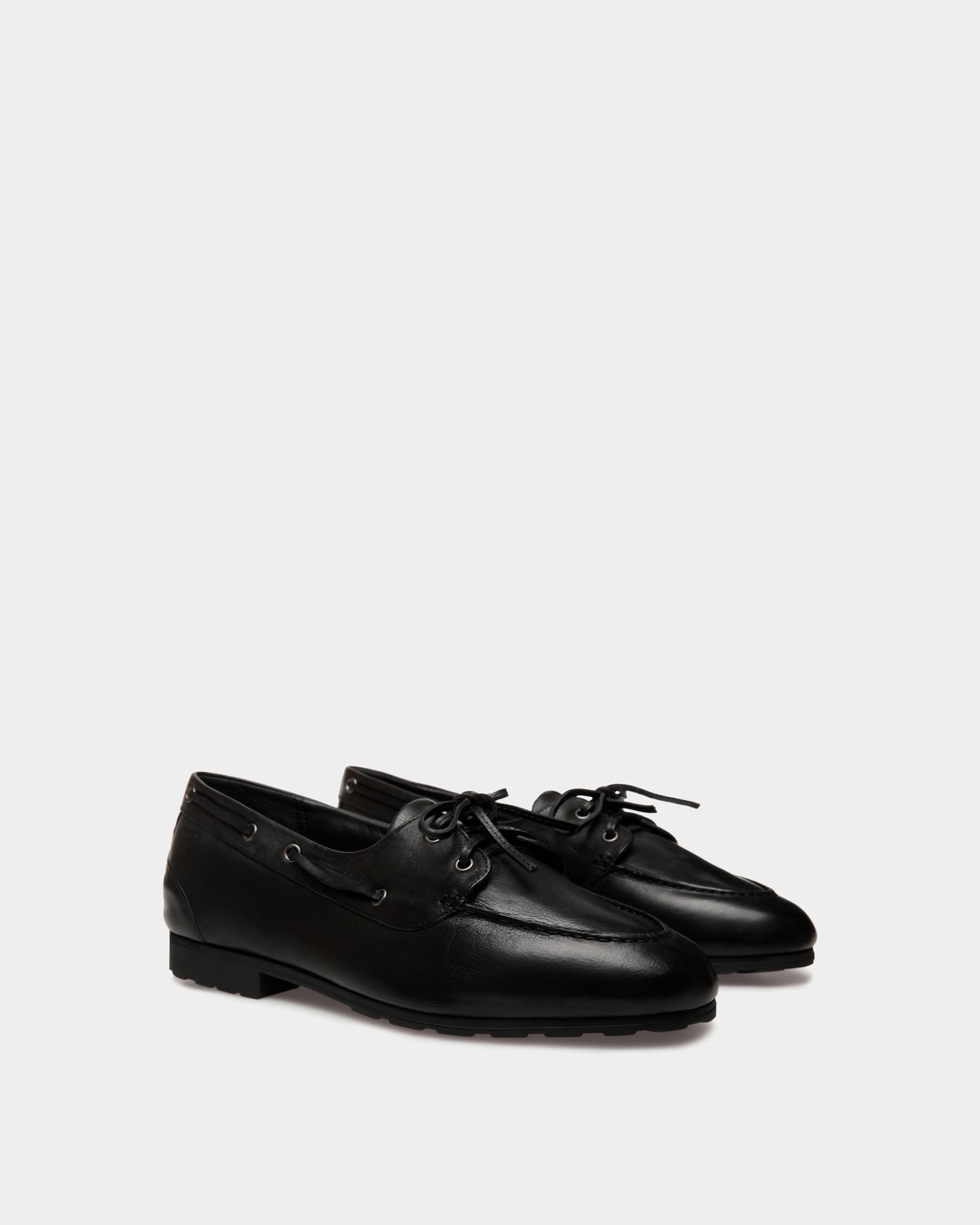 Loafer Plume Aus Leder In Schwarz - Herren - Bally - 03