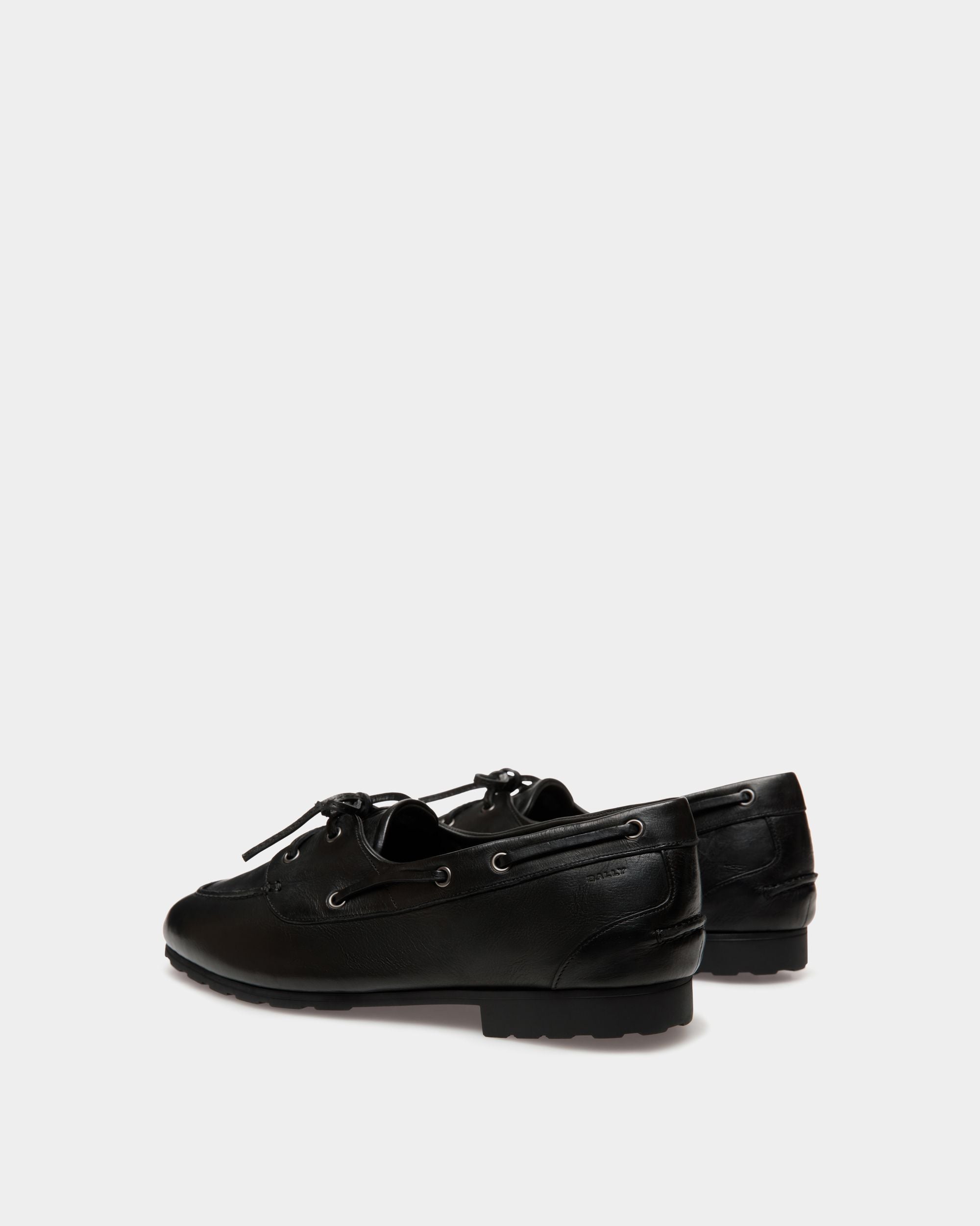 Loafer Plume Aus Leder In Schwarz - Herren - Bally - 04