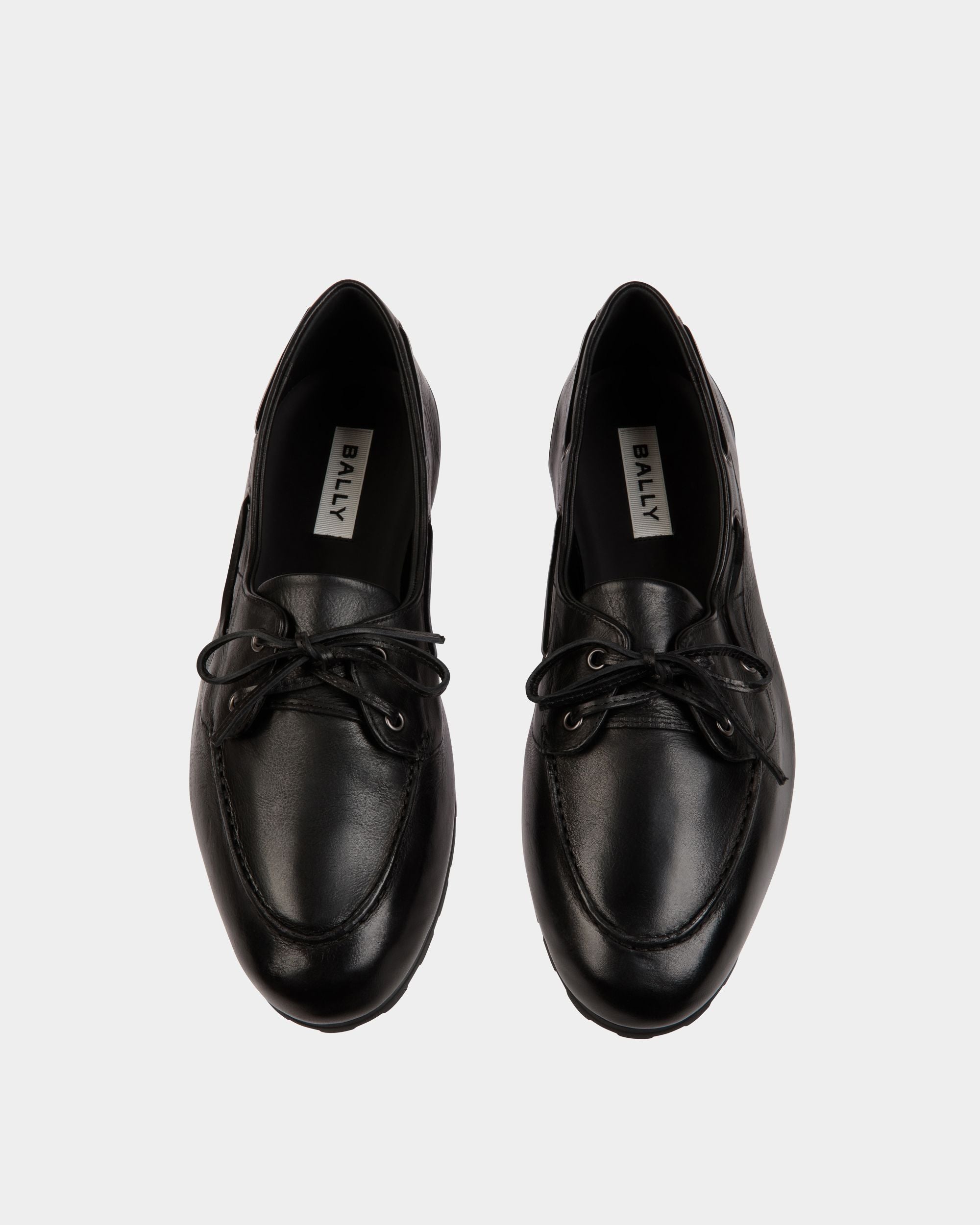 Loafer Plume Aus Leder In Schwarz - Herren - Bally - 05