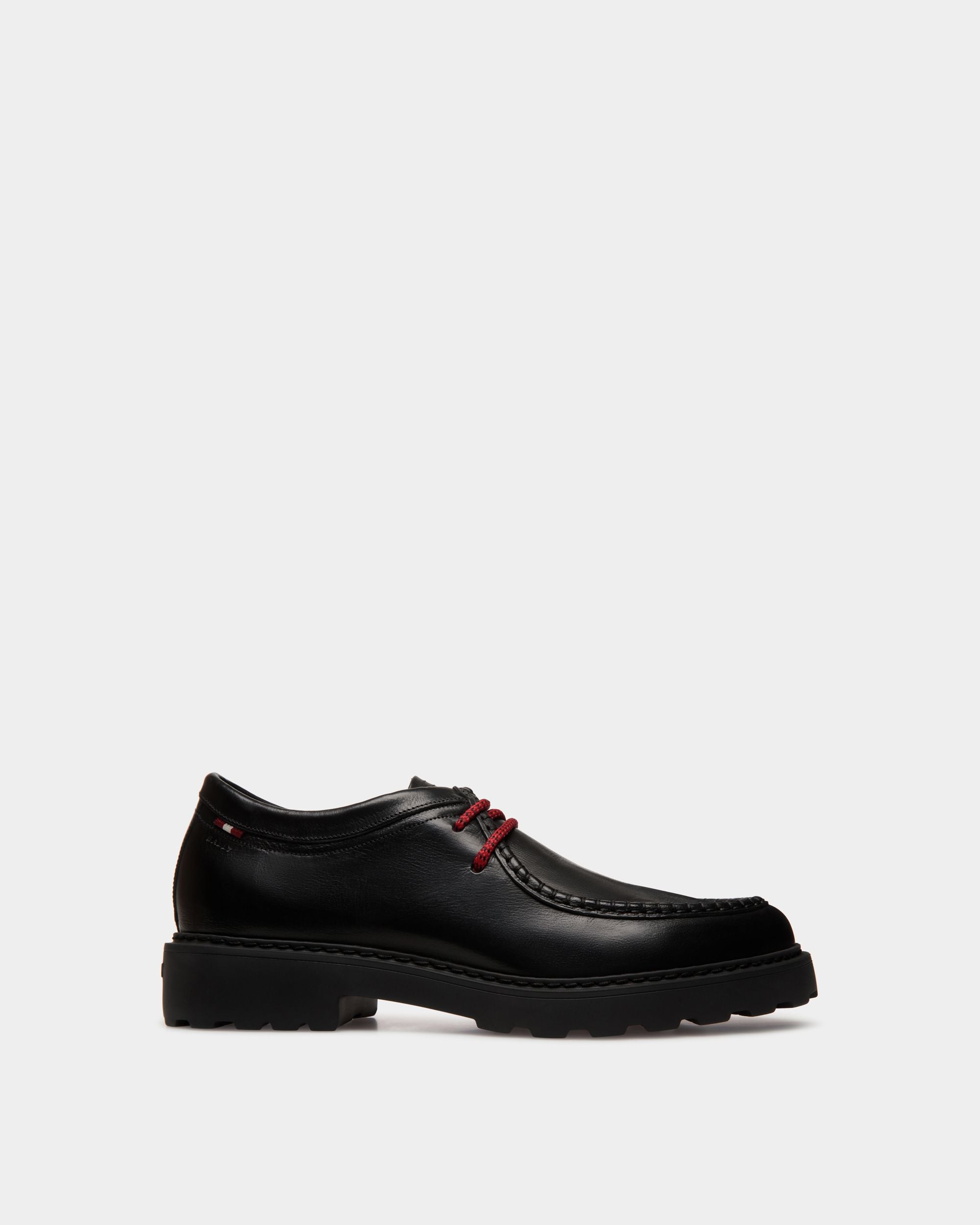 Gusto Derby in Black Leather - Herren - Bally - 01