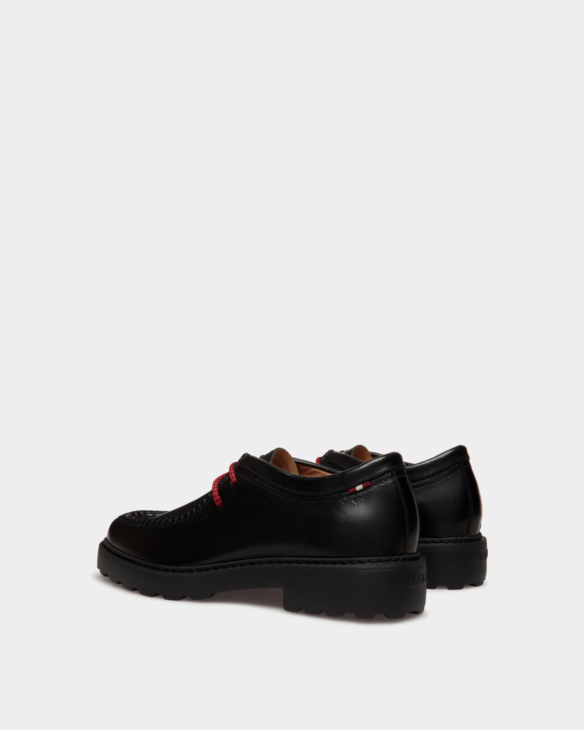 Gusto Derby in Black Leather - Herren - Bally - 03