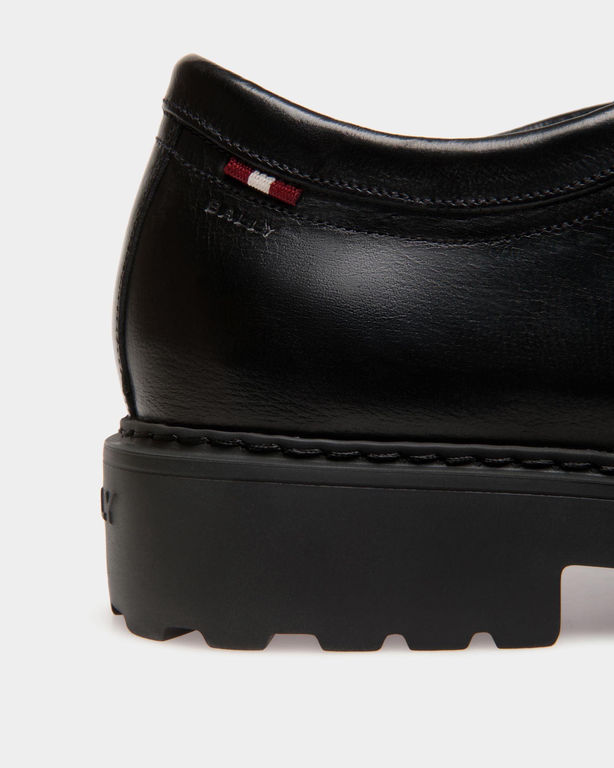 Gusto Derby in Black Leather - Herren - Bally - 05