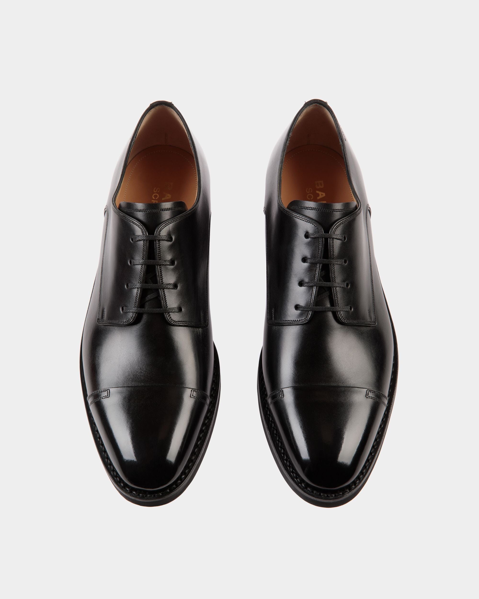 Scribe Un Derby-Schuh Aus Leder In Schwarz - Herren - Bally - 04