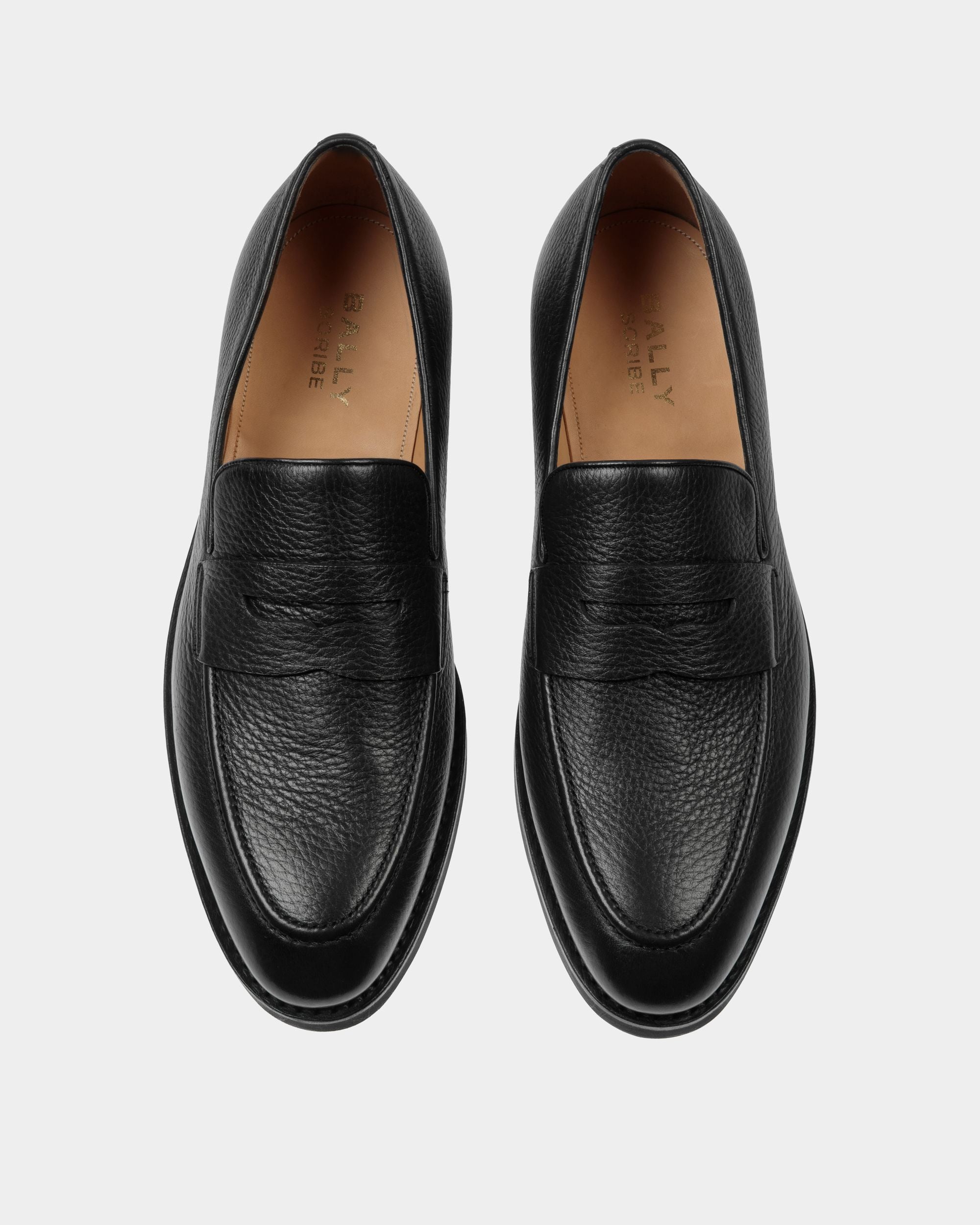Loafer Scribe Un Aus Hirschleder In Schwarz - Herren - Bally - 05