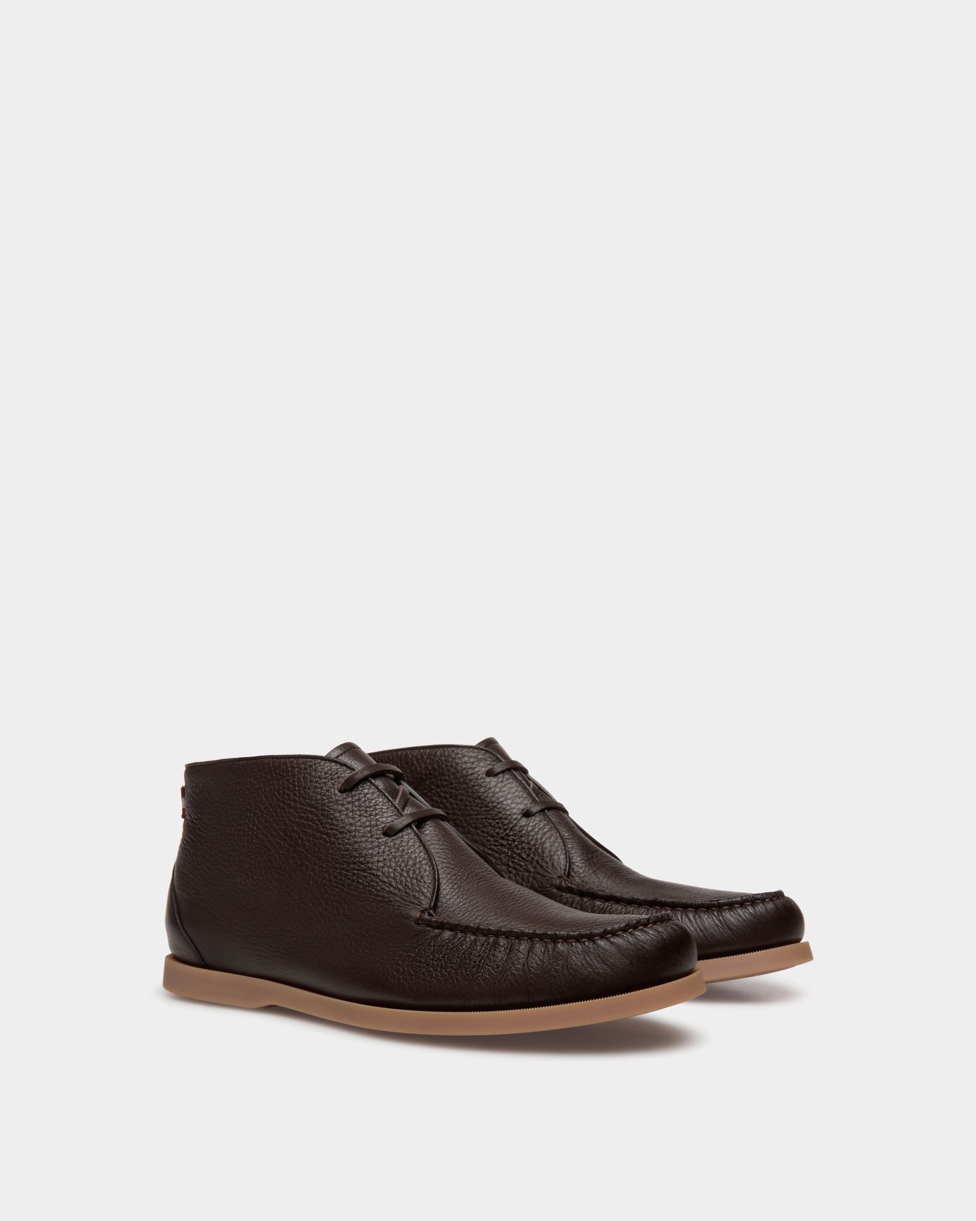 Nelson Bootie Aus Hirschleder In Ebenholzschwarz - Herren - Bally - 03