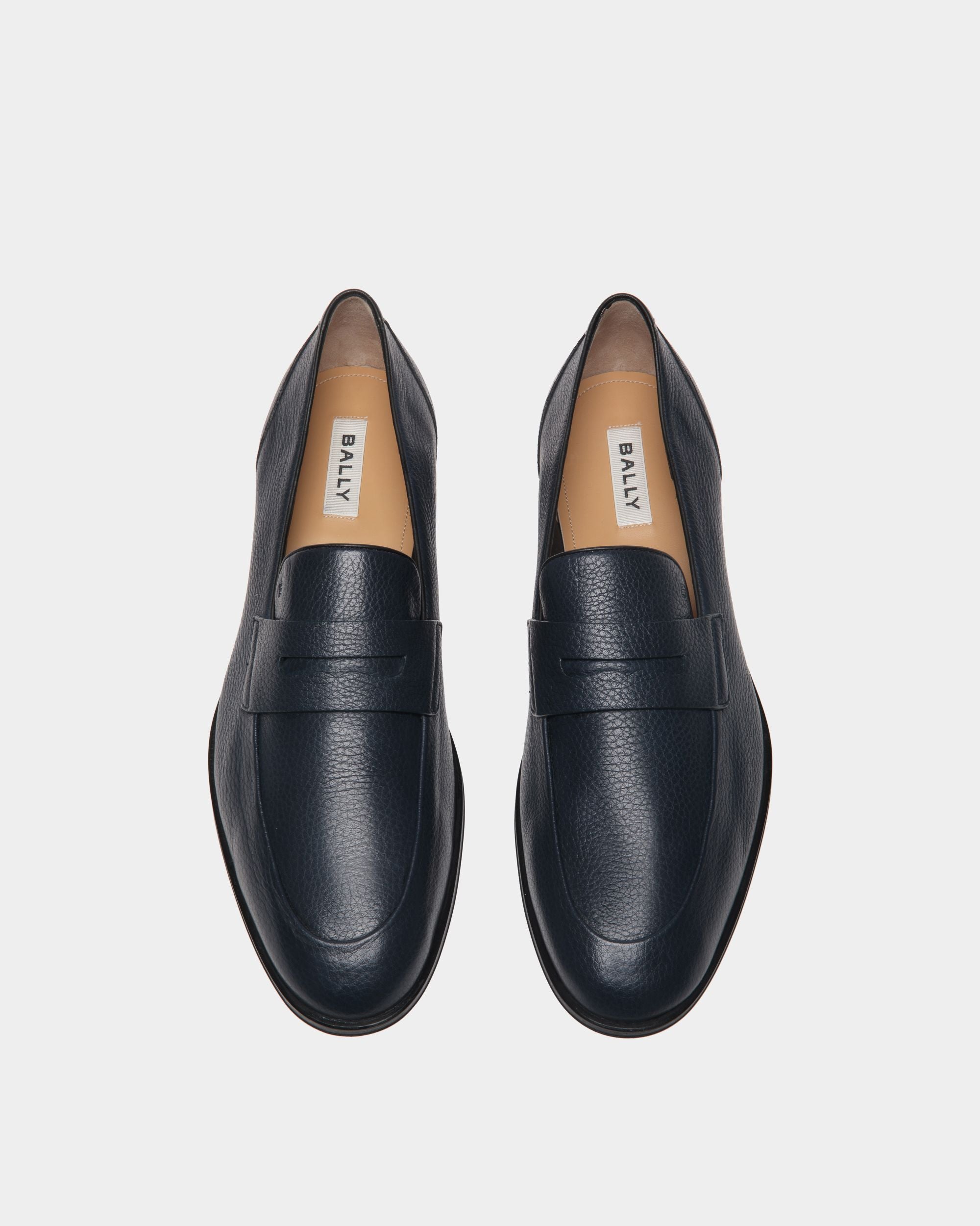 Westminster Loafer Aus Hirschleder In Navy Blue - Herren - Bally - 05