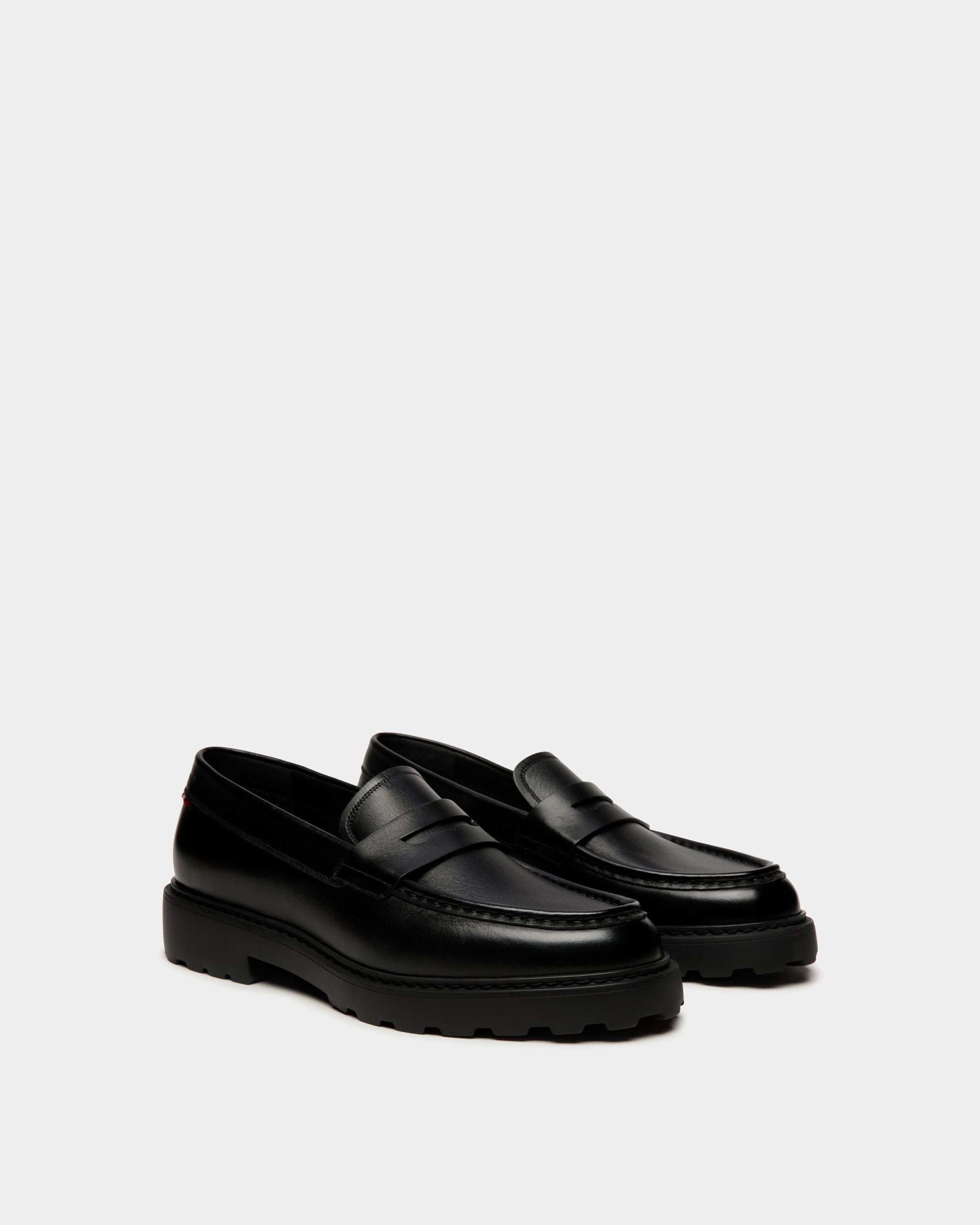 Gusto Loafer Aus Leder In Schwarz - Herren - Bally - 02
