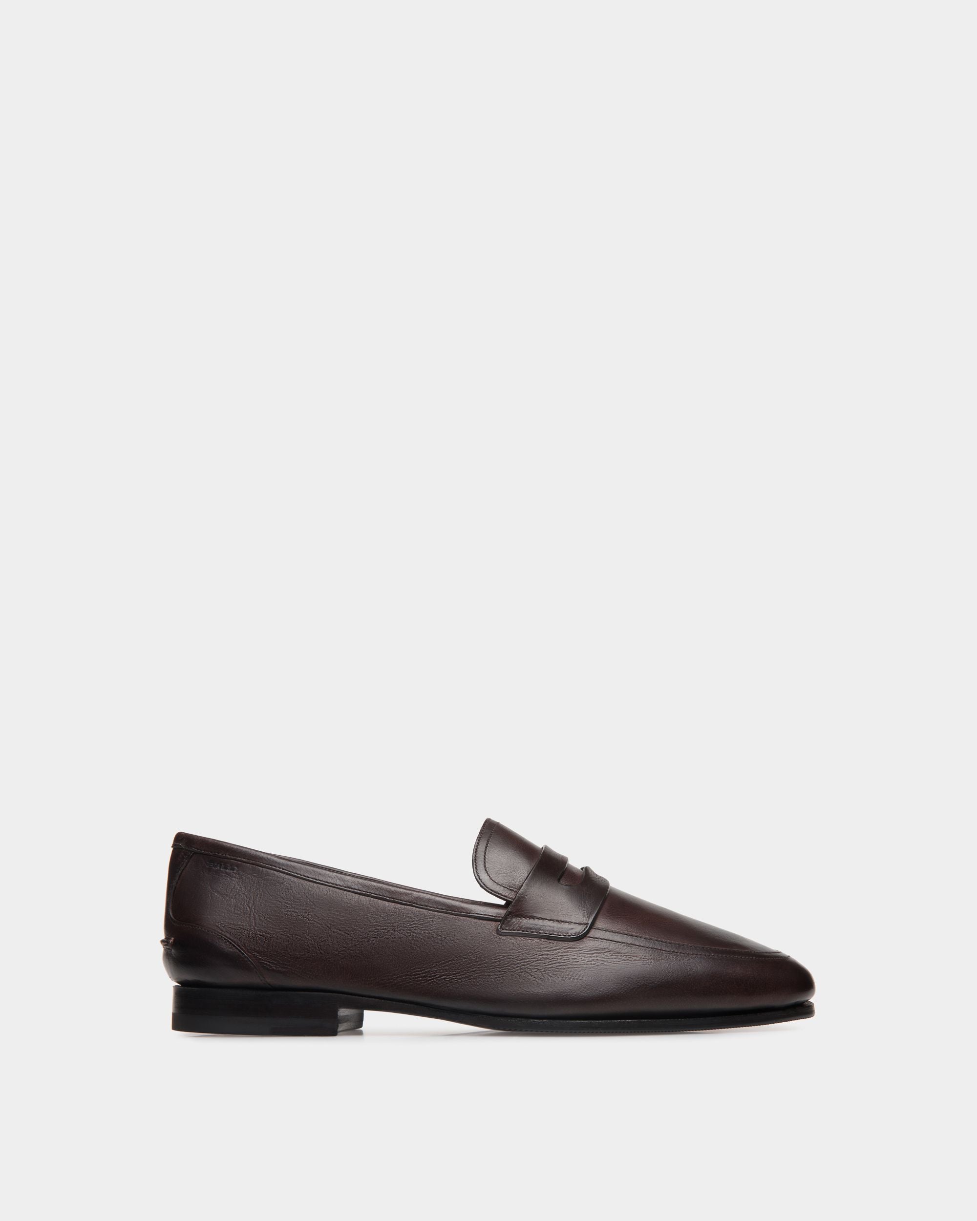 Plume Loafer Aus Leder In Ebenholz - Herren - Bally - 01